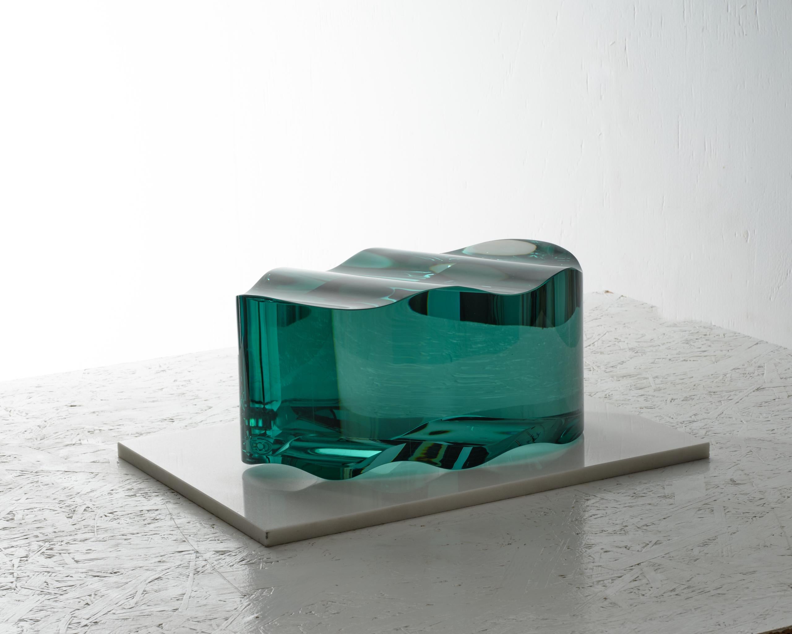 F.230901, Der Anfang der Welt von Toshio Iezumi - Zeitgenössische Glasskulptur im Angebot 3