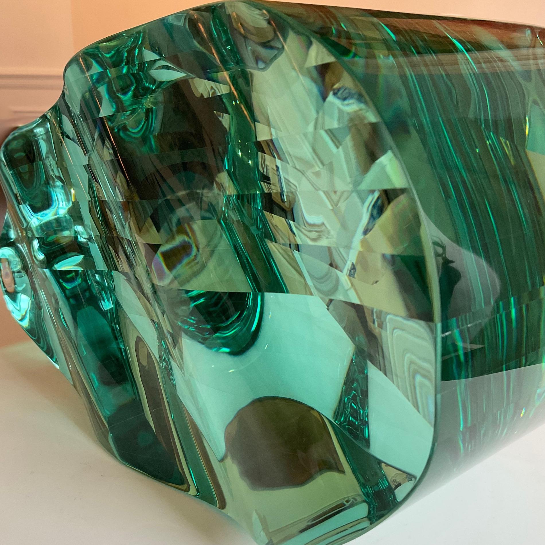 F.230901, Der Anfang der Welt von Toshio Iezumi - Zeitgenössische Glasskulptur im Angebot 8