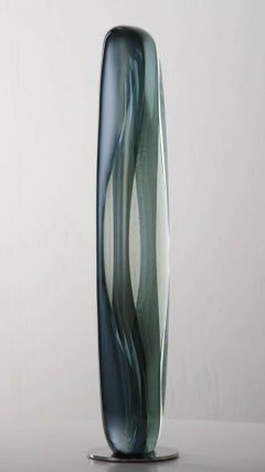 M.160201 by Toshio Iezumi - Glass, Vertical abstract sculpture