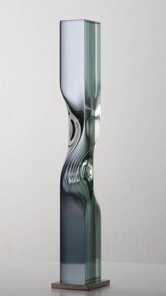 M.180702 by Toshio Iezumi - Glass, Vertical abstract sculpture