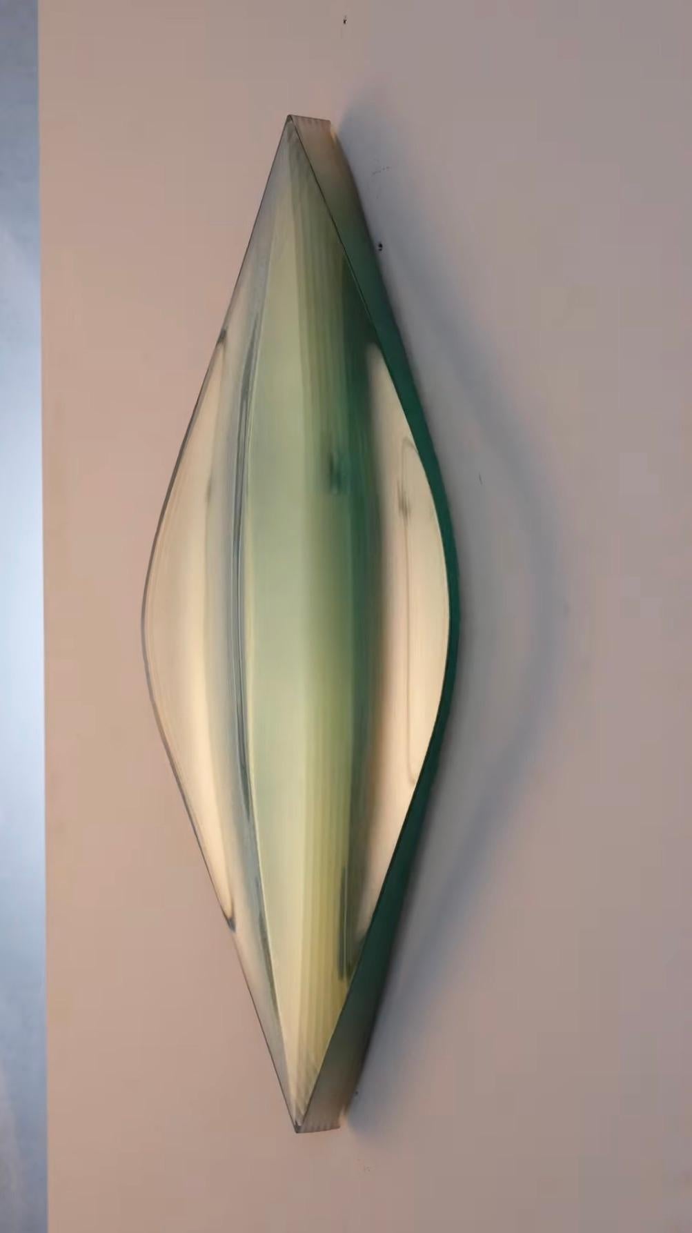 P.010502-II von Toshio Iezumi - Zeitgenössische Glasskulptur, grün, abstrakt im Angebot 8