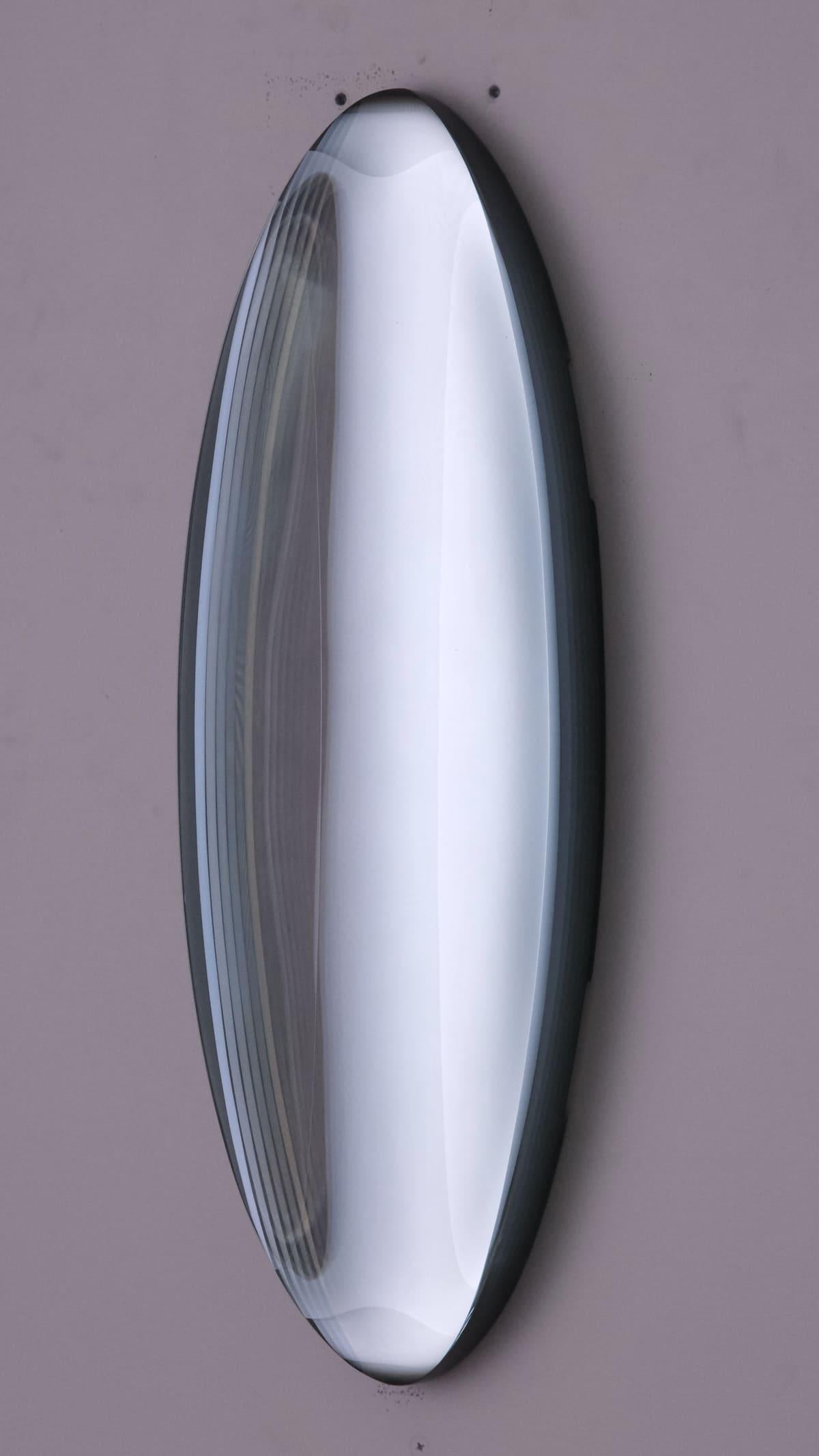 P.041200 von Toshio Iezumi - Zeitgenössische Glasskulptur, grün, abstrakt, Wandmalerei im Angebot 3