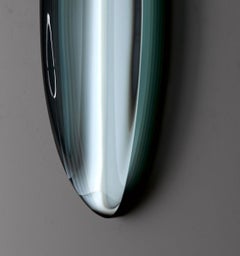 P.041200 by Toshio Iezumi - Glass, abstract, wall sculpture