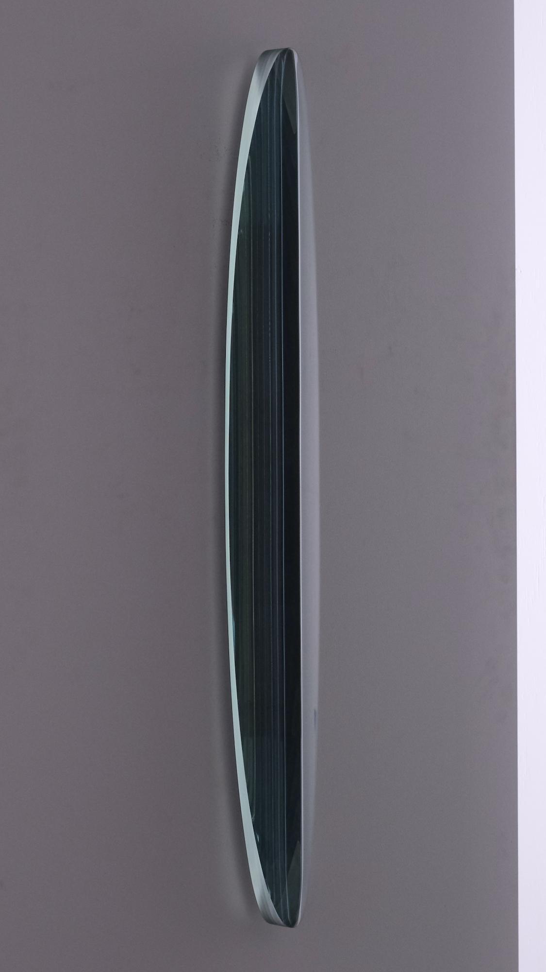 P.190501 di Toshio Iezumi - Scultura in vetro contemporanea, verde, astratta in vendita 12