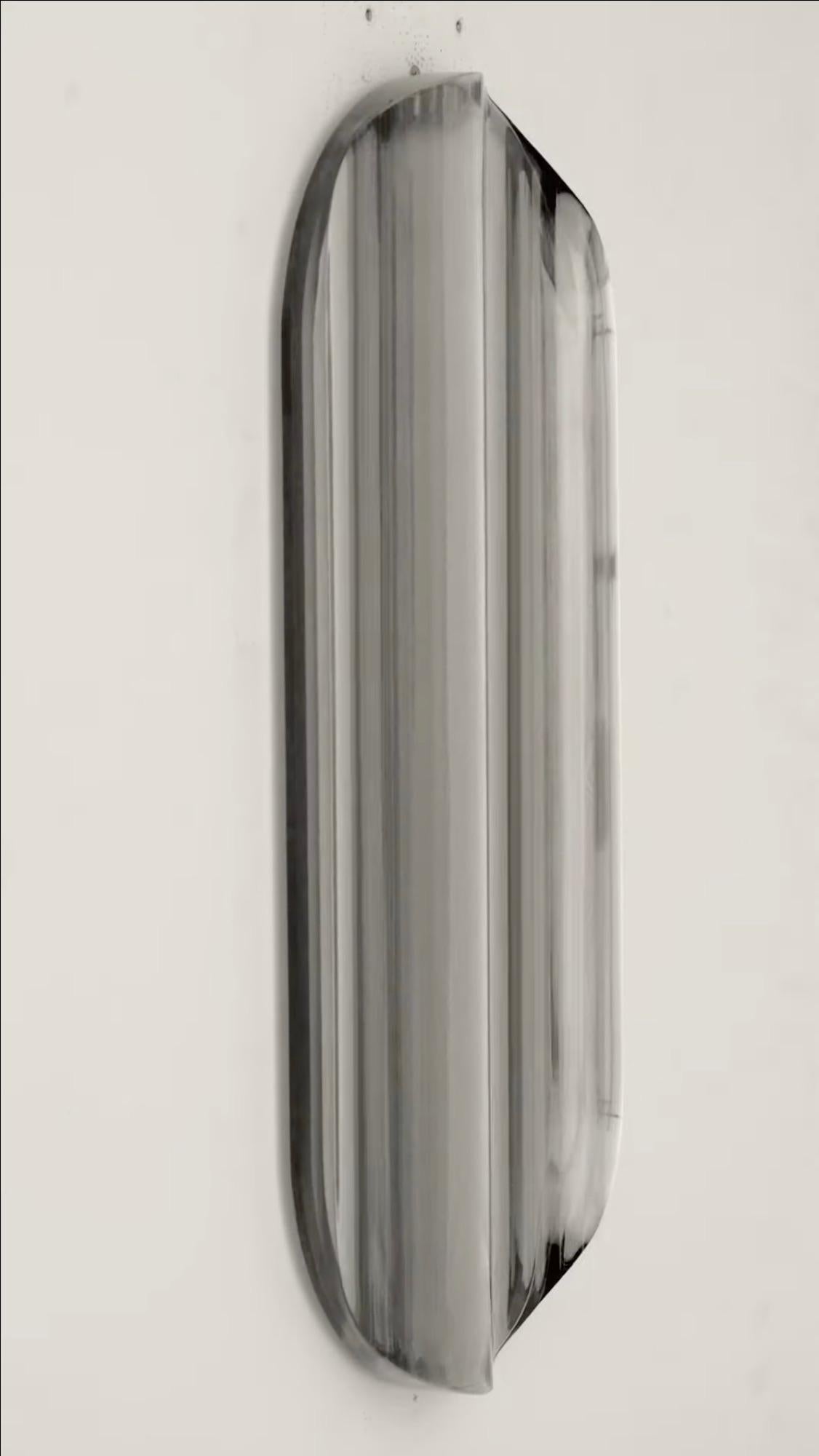 P.230303 von Toshio Iezumi - Zeitgenössische Glasskulptur, grün, abstrakt im Angebot 12