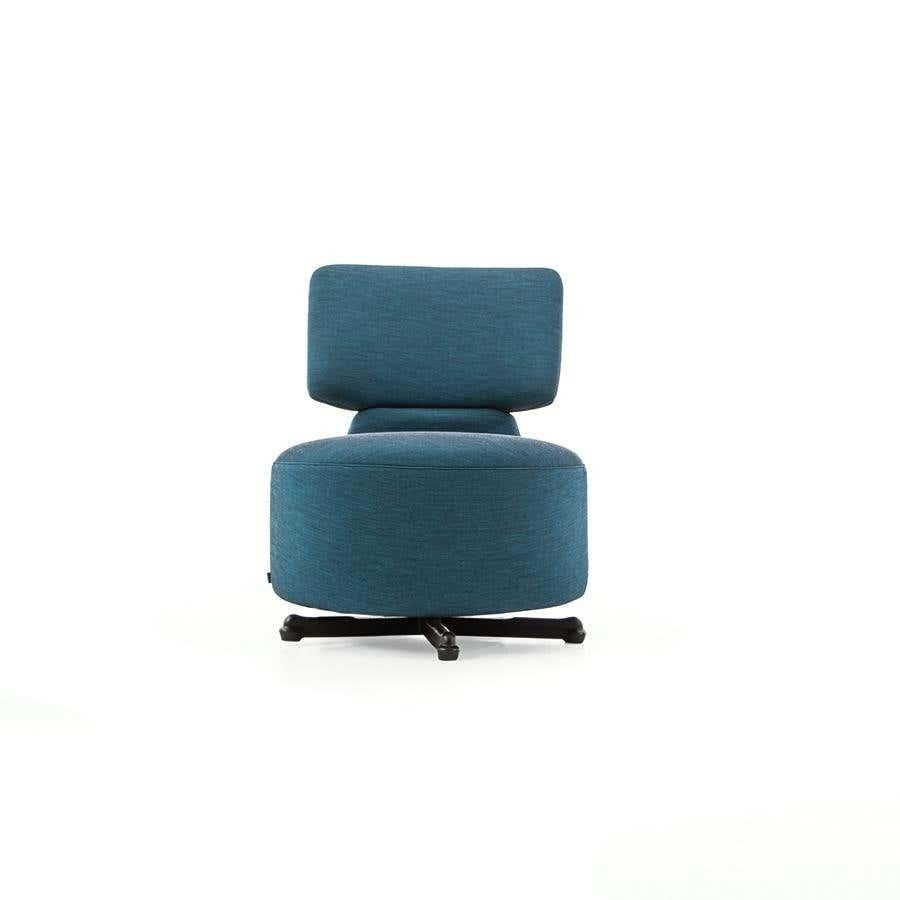 Italian Toshiyuki Kita 'Aki' Swivel Armchair by Cassina