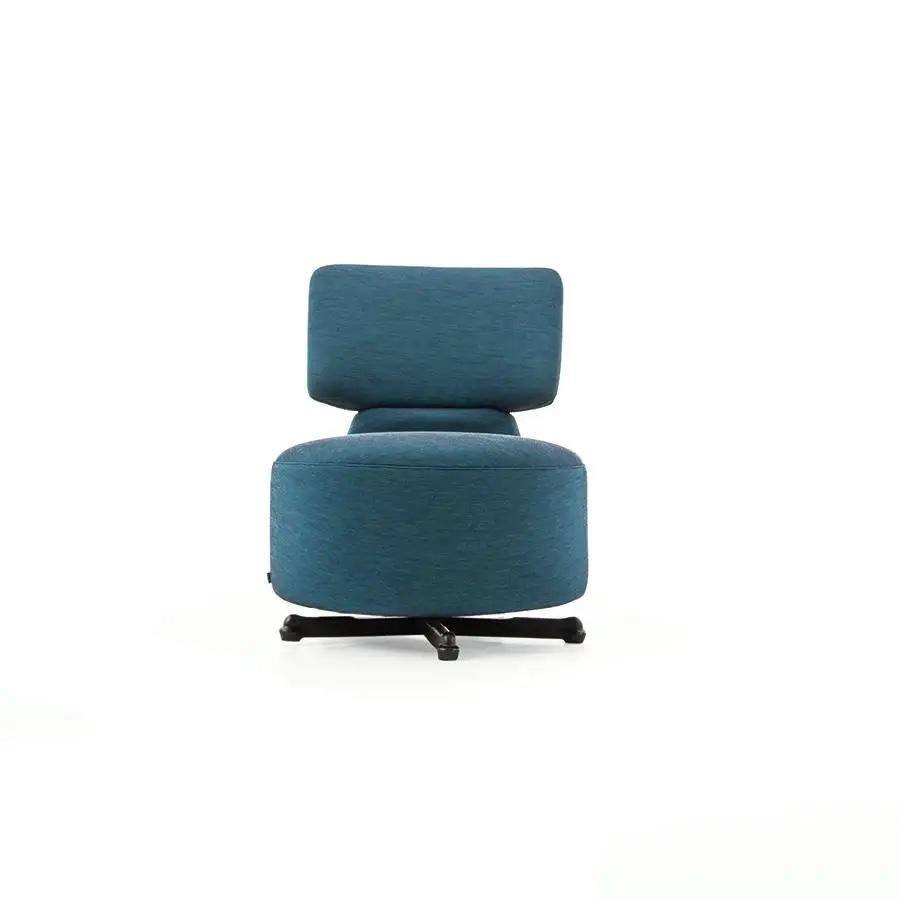 Mid-Century Modern Toshiyuki Kita 'Aki' Swivel Armchair for Cassina, Italy, new For Sale