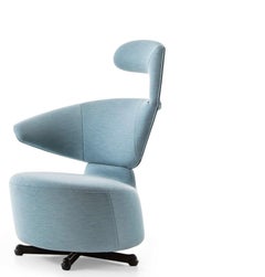 Toshiyuki Kita, Canta Armchair With Arms and Headrest For Cassina