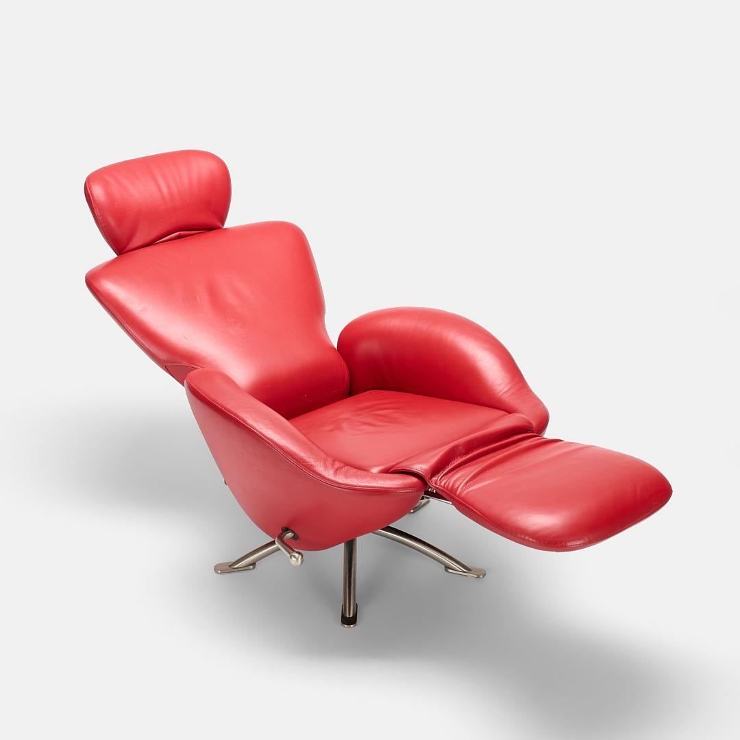 Acier Toshiyuki Kita paire de chaises longues réglables Dodo modèle K10 Italie, 2000 en vente