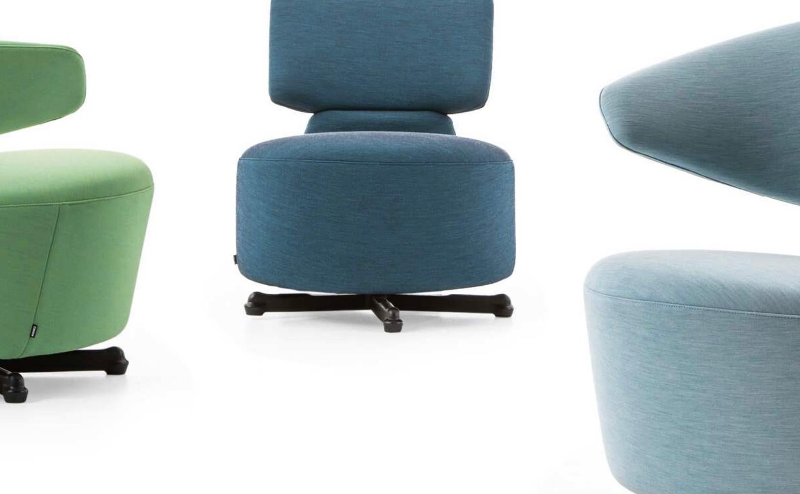 Toshiyuki Kita Set Of Three Aki - Biki - Canta Armchair For Cassina For Sale 4