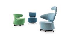 Toshiyuki Kita Set Of Three Aki - Biki - Canta Armchair For Cassina