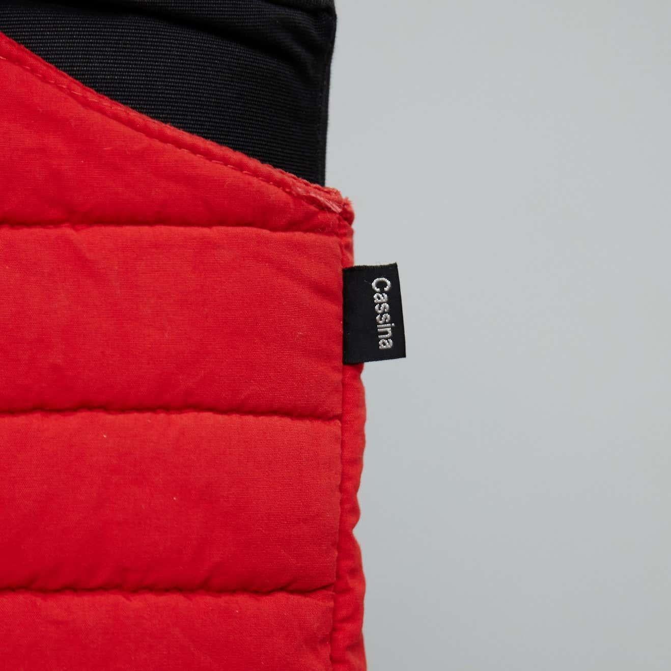 Poltrona Toshiyuki Kita Wink 111 in nero e rosso di Cassina, circa 1980 in vendita 8