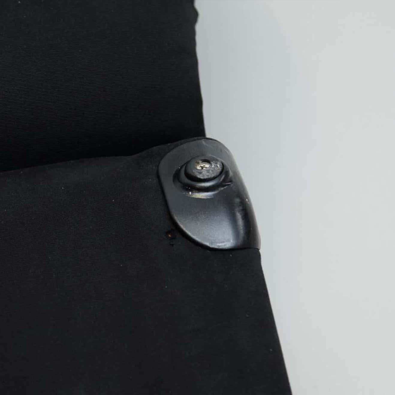 Poltrona Toshiyuki Kita Wink 111 in nero di Cassina, circa 1980 in vendita 4