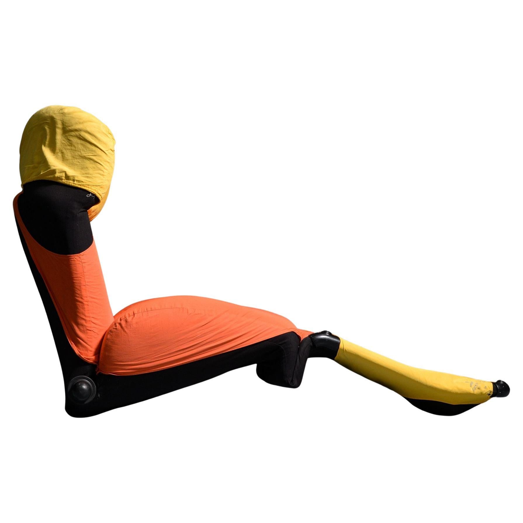 Post-Modern Toshiyuki Kita ‘Wink’—Articulating Lounge Chair for Cassina, 1981 For Sale