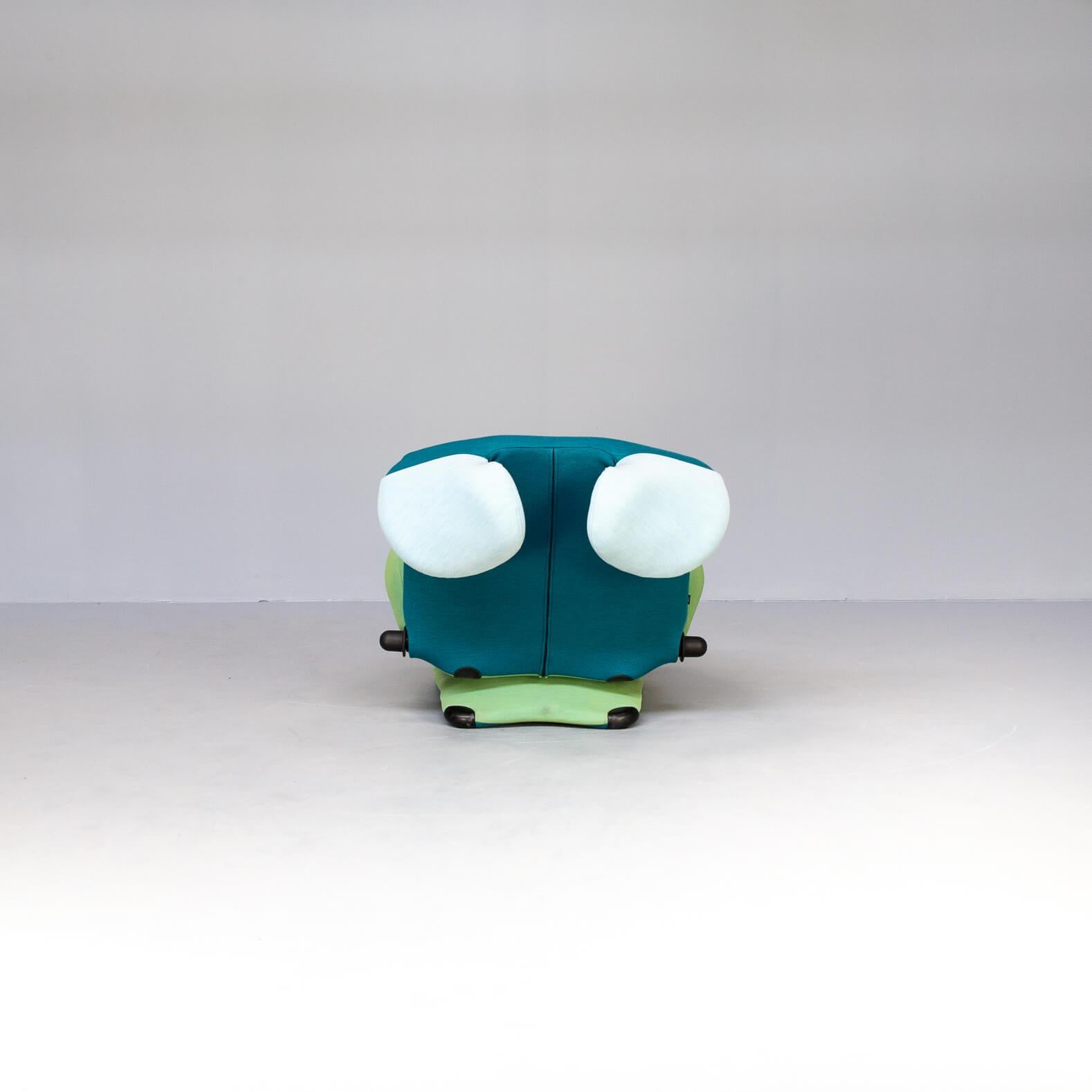 Fabric Toshiyuki Kita ‘wink’ Chair, Special Edition ‘gerrit’ for Cassina For Sale