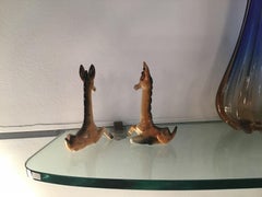 Tosin Ceramic Giraffe Couple 1950 Italia