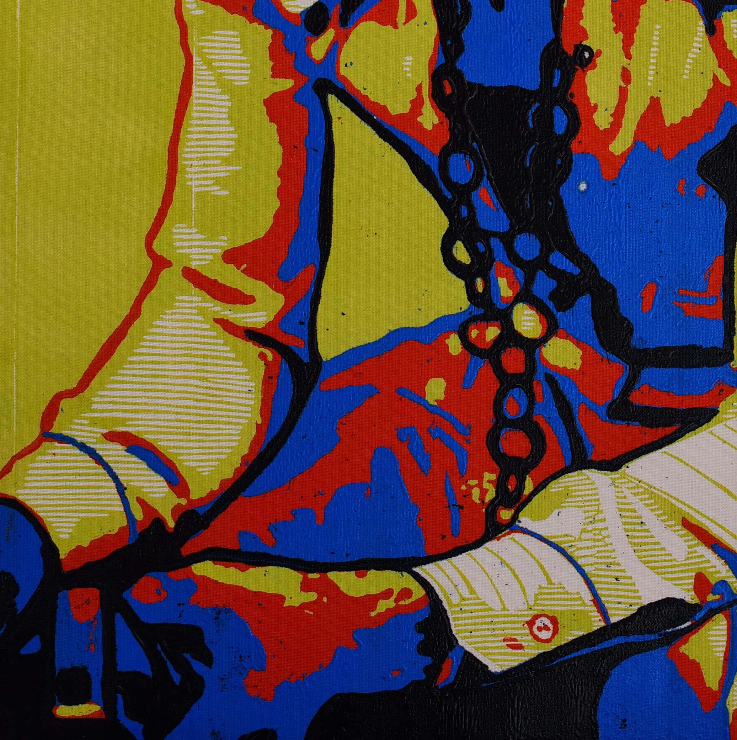 Profeta negro (Fela Kuti) 6 - Print Contemporáneo de Tosin Oyeniyi 