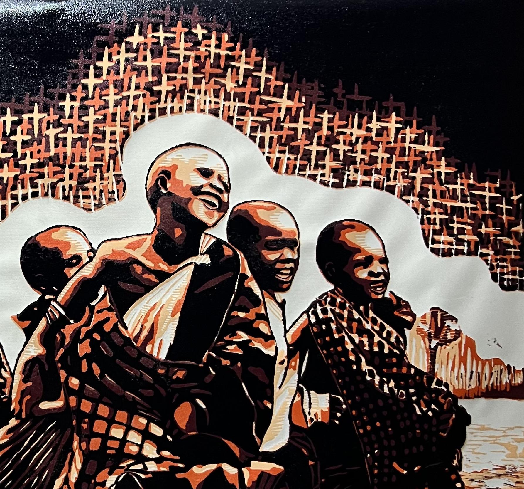 Home Coming - Contemporary Print by Tosin Oyeniyi 