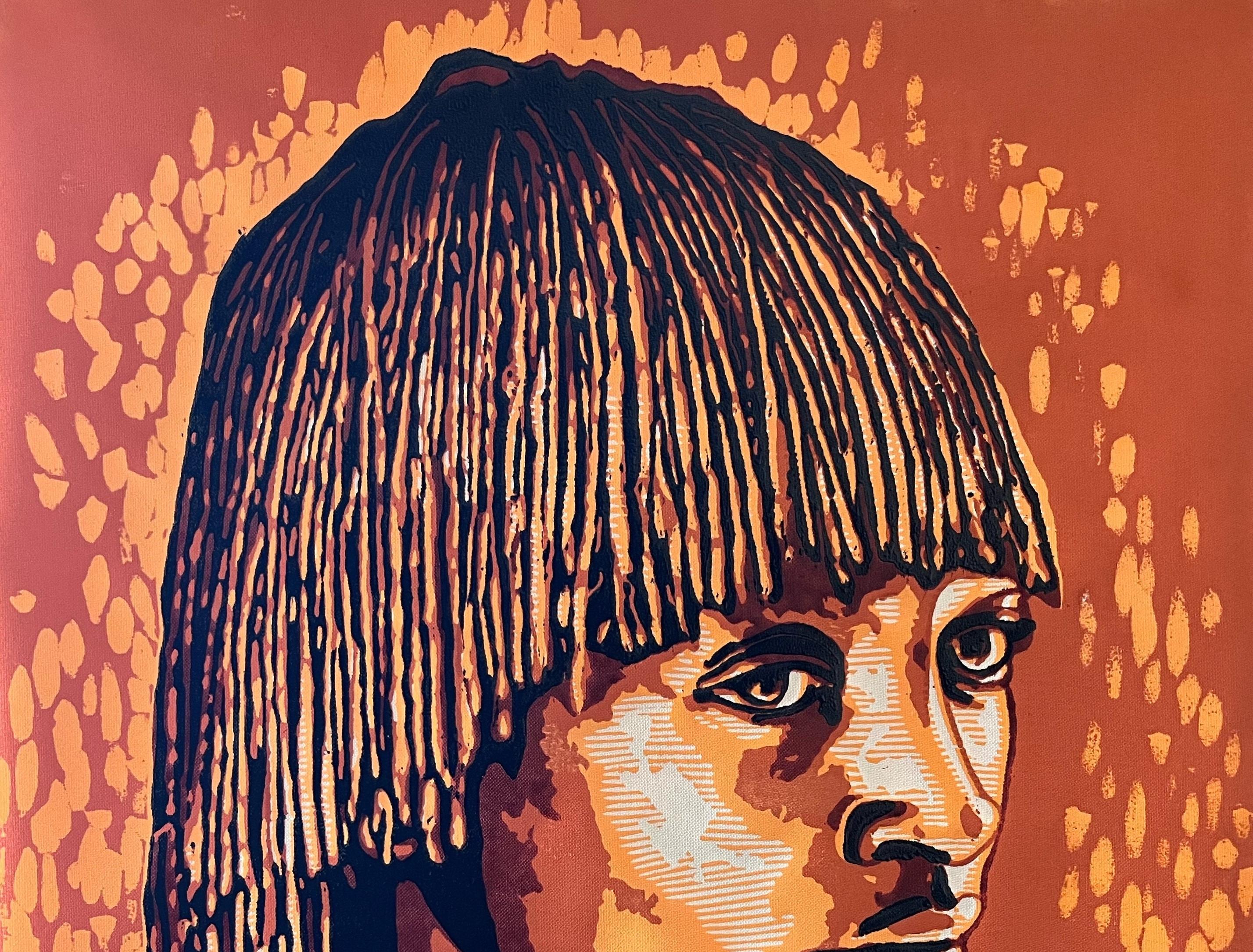 Indigenous Woman - Print by Tosin Oyeniyi 