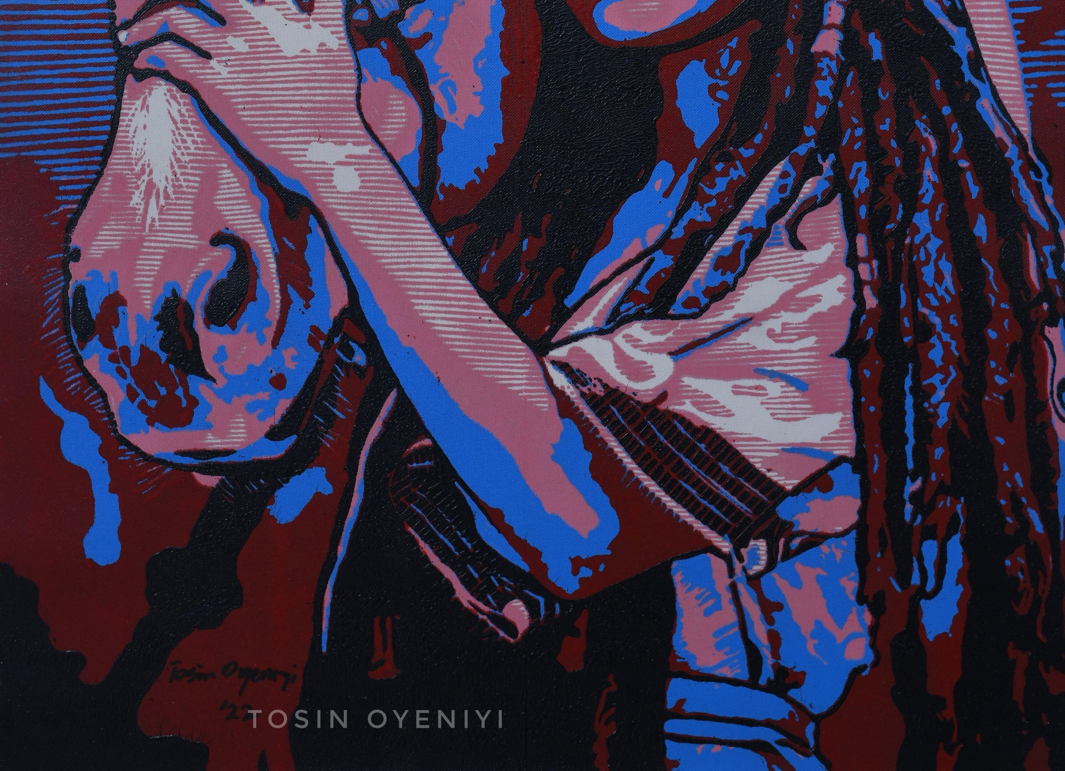 Fuerza interior - Print Contemporáneo de Tosin Oyeniyi 