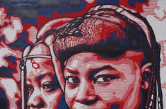 Iwoye (Perception 2) - 21st Century, Contemporary Figurative, Africa Linocut
