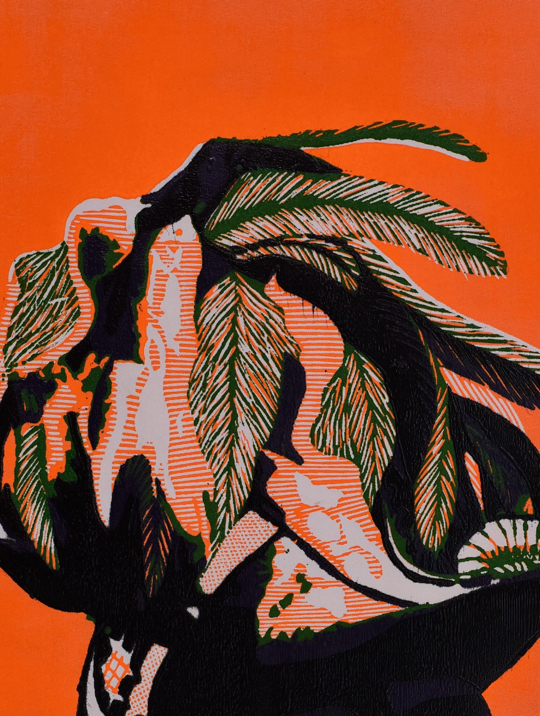 Black Prophet (Marcus Garvey) 3 - Contemporary Print by Tosin Oyeniyi 