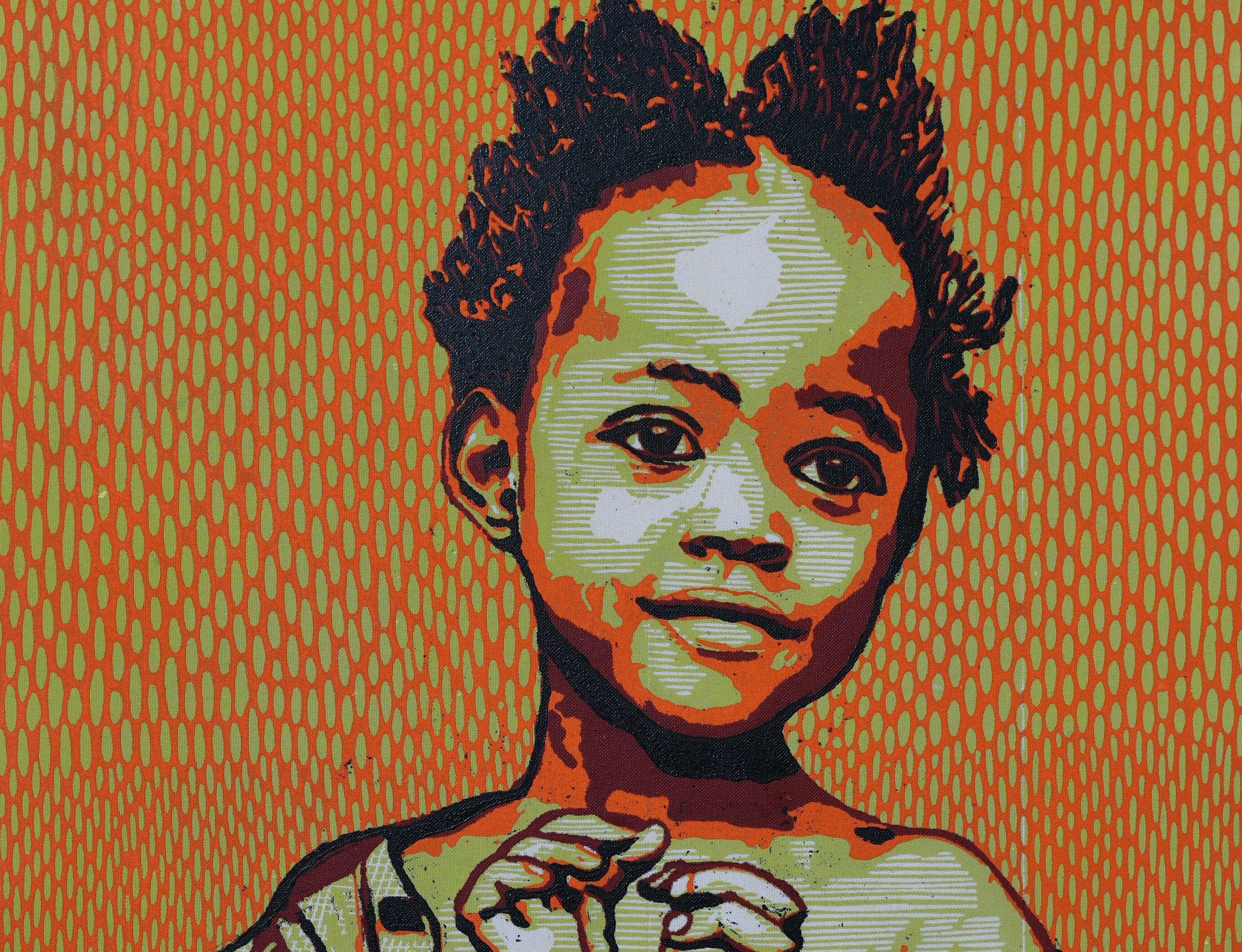 Positive Gaze - Print by Tosin Oyeniyi 