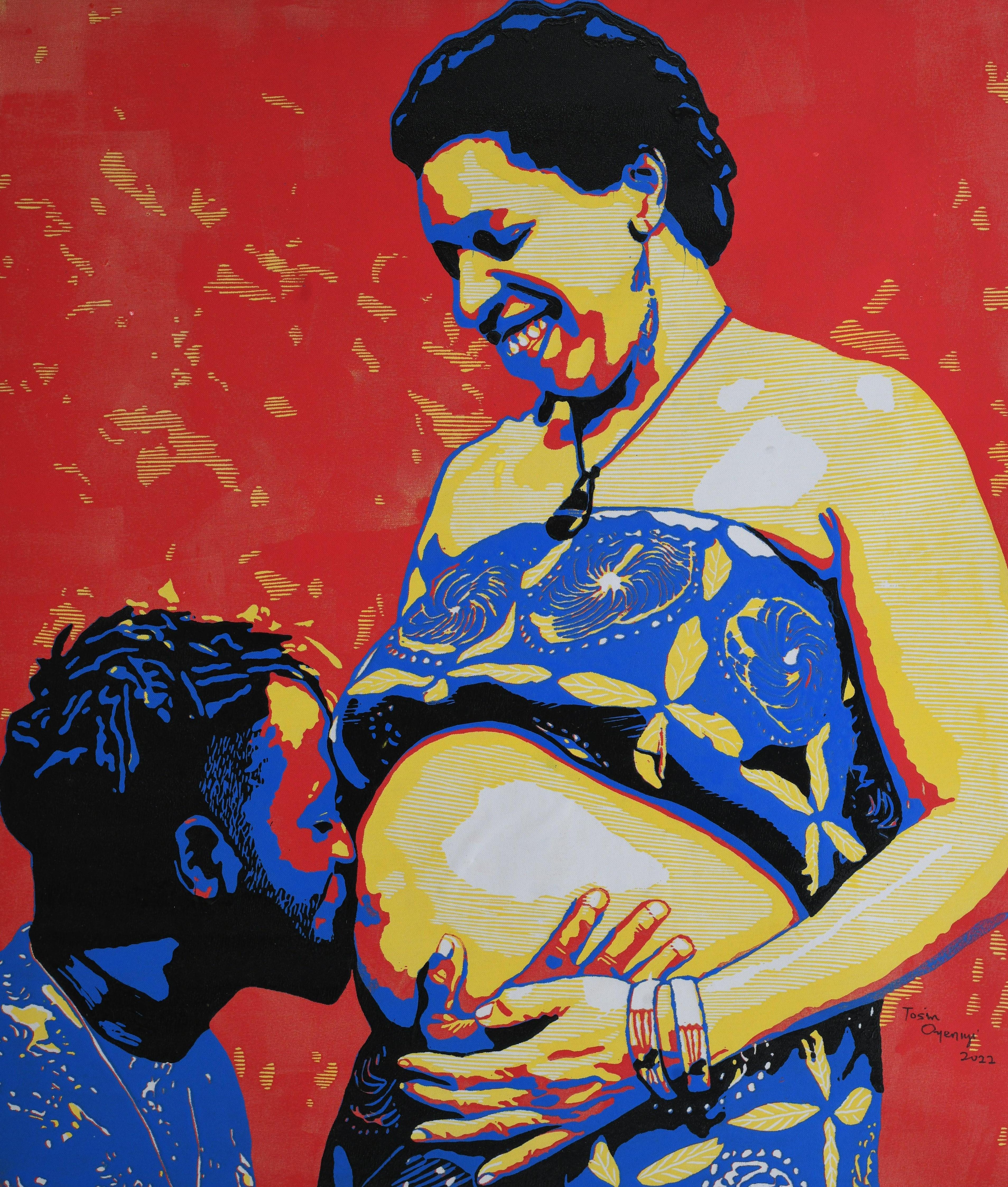 Tosin Oyeniyi  Portrait Print - Pot of Joy