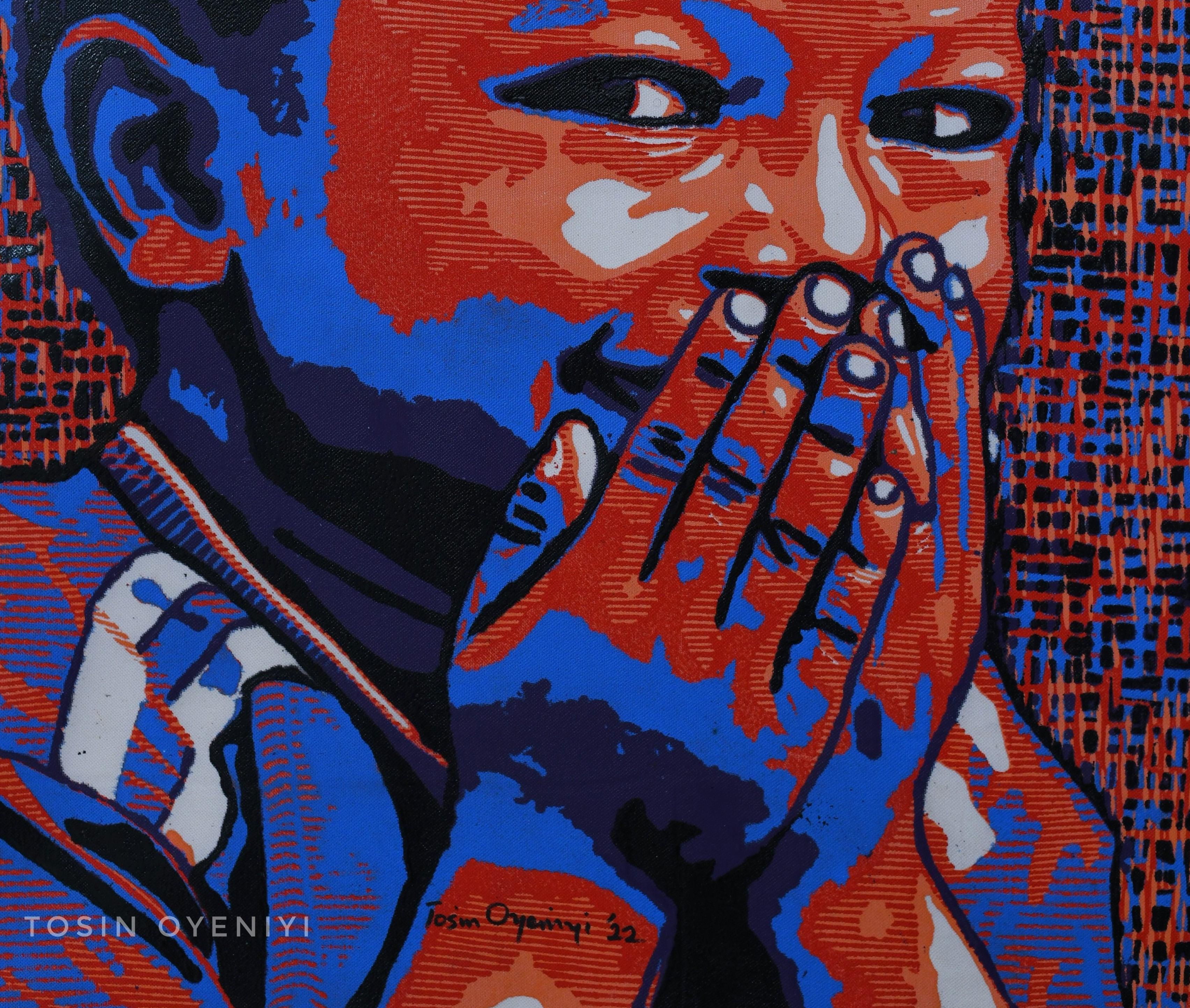 Striving and Believing - Contemporary Print by Tosin Oyeniyi 