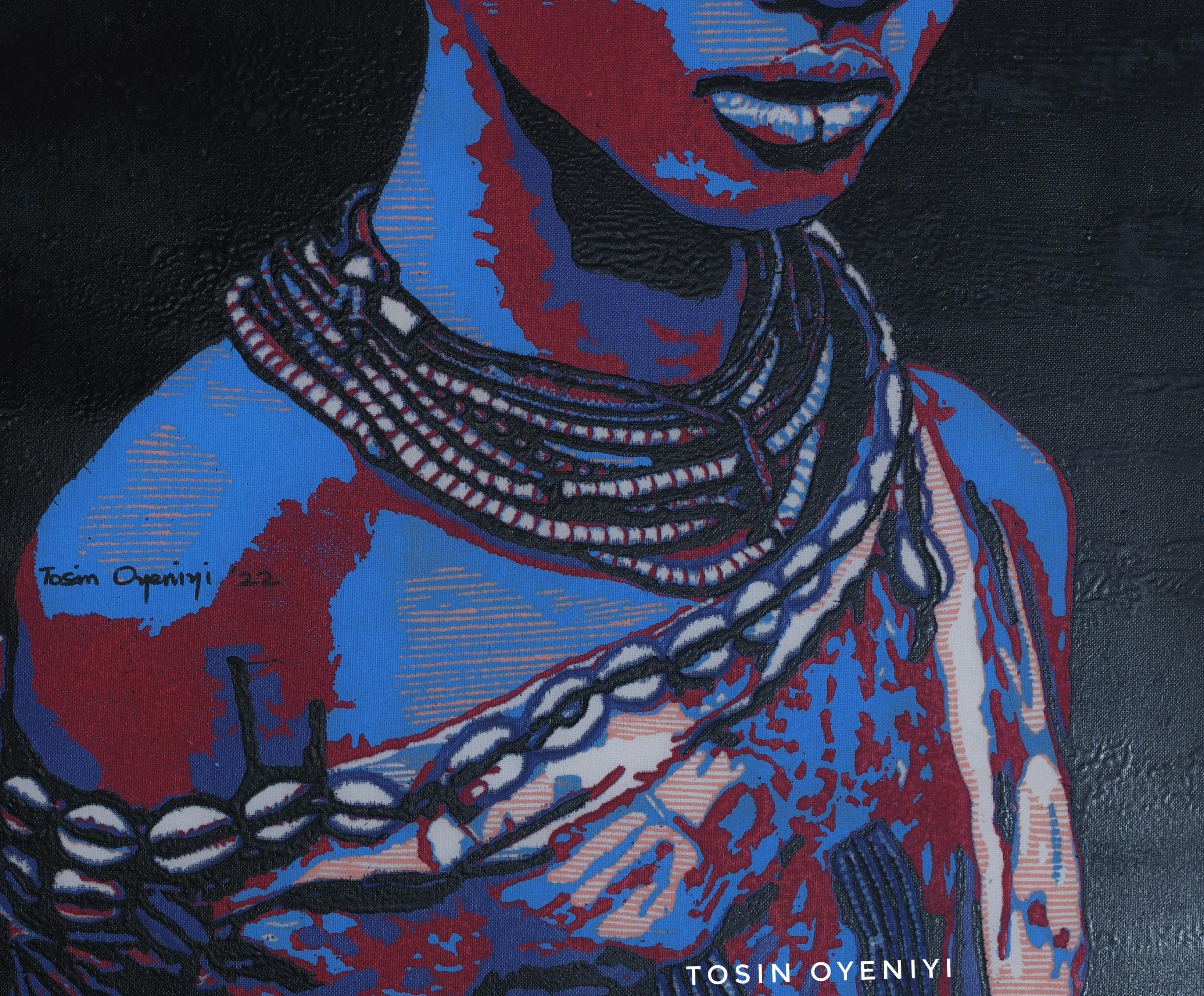 The Root (Cultural Heritage 3) - Contemporary Print by Tosin Oyeniyi 