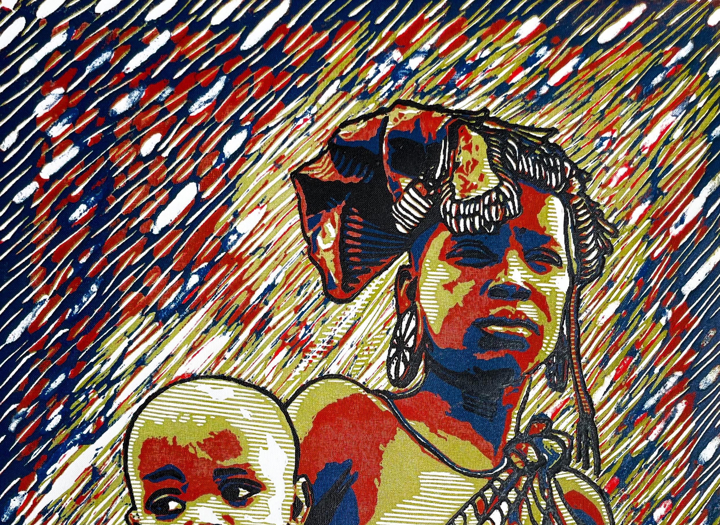 Wura (Dulce Madre) - Siglo XXI, Contemporáneo, Figurativo, África, Niño - Print de Tosin Oyeniyi 