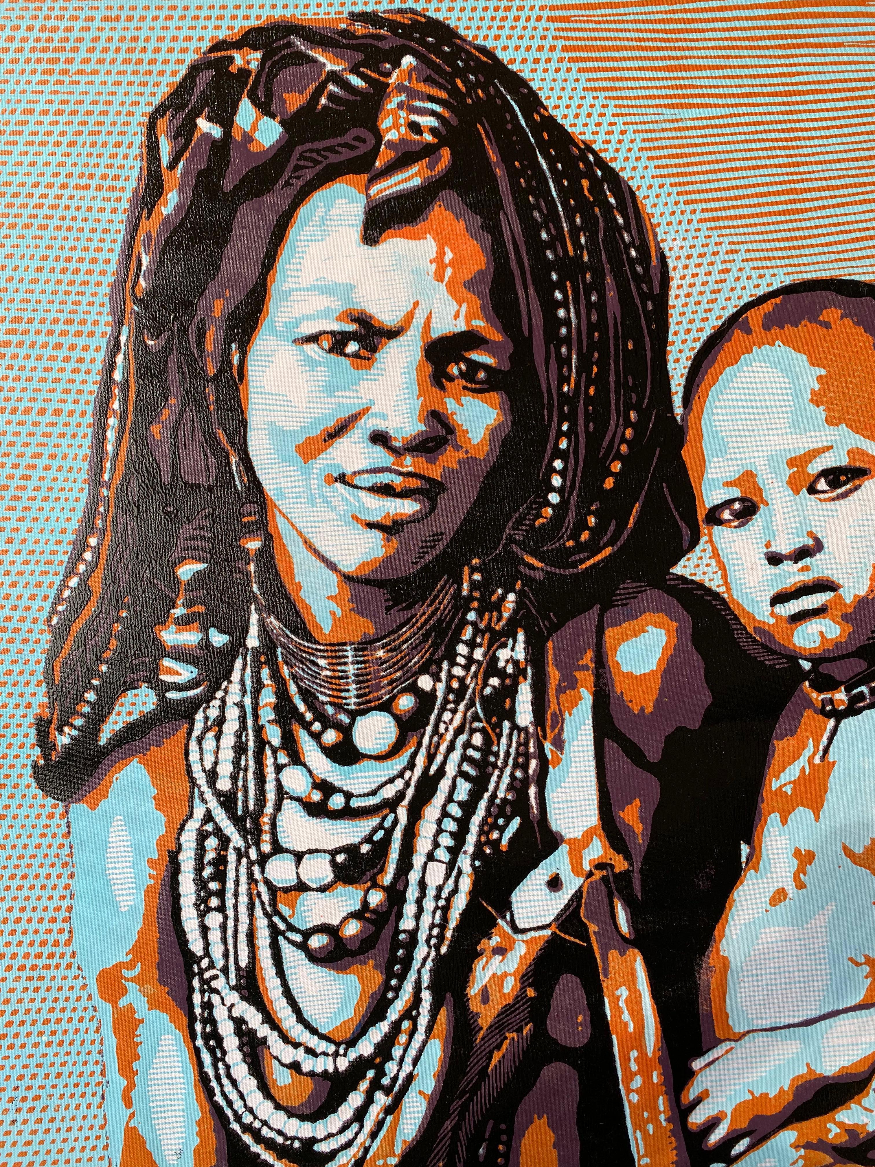Legame - Print Espressionismo astratto di Tosin Oyeniyi