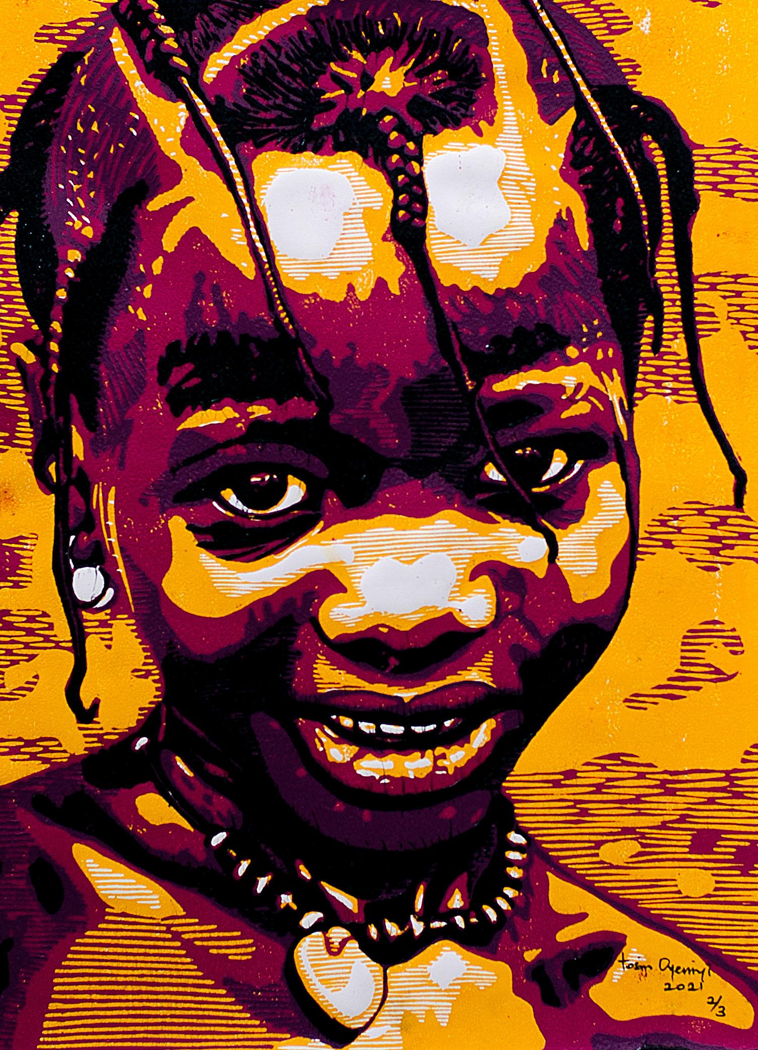 Regard futuriste - Naturalisme Print par Tosin Oyeniyi