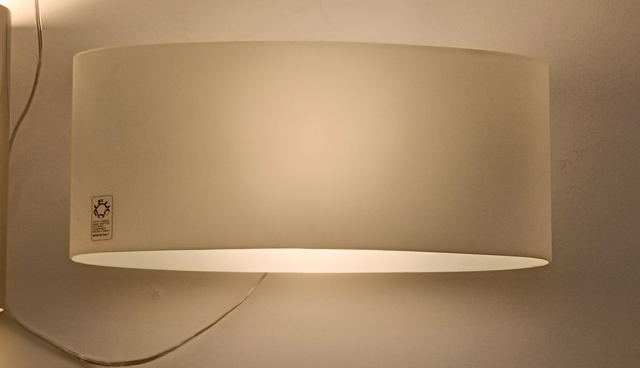 Late 20th Century Toso & Massari per Leucos Lampada da Parete 
