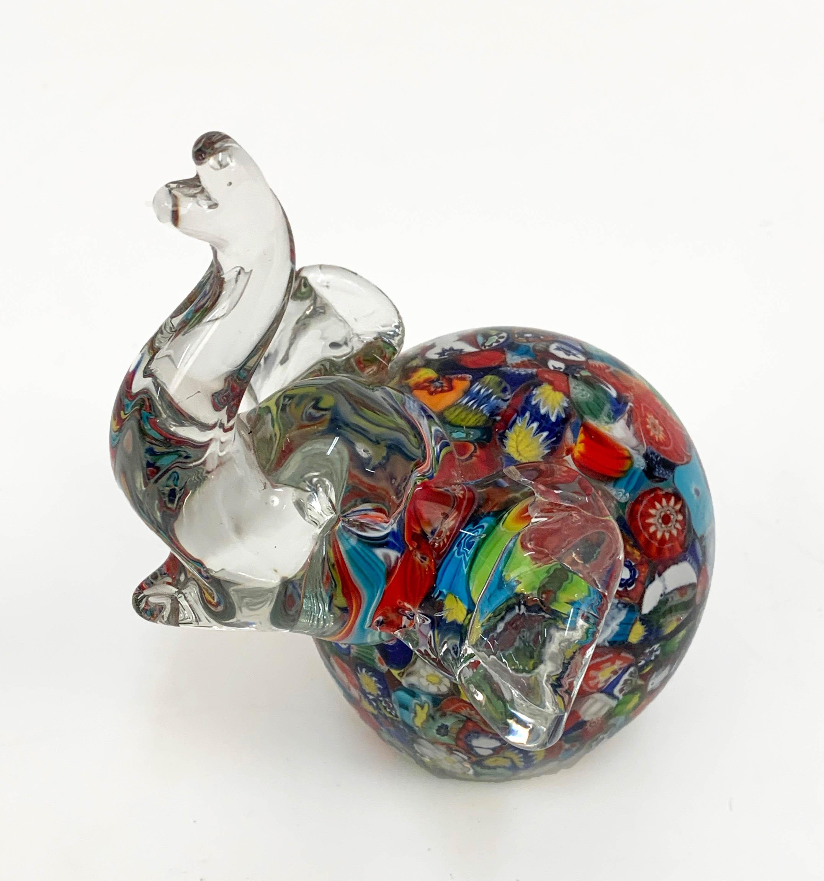 murano glass elephant