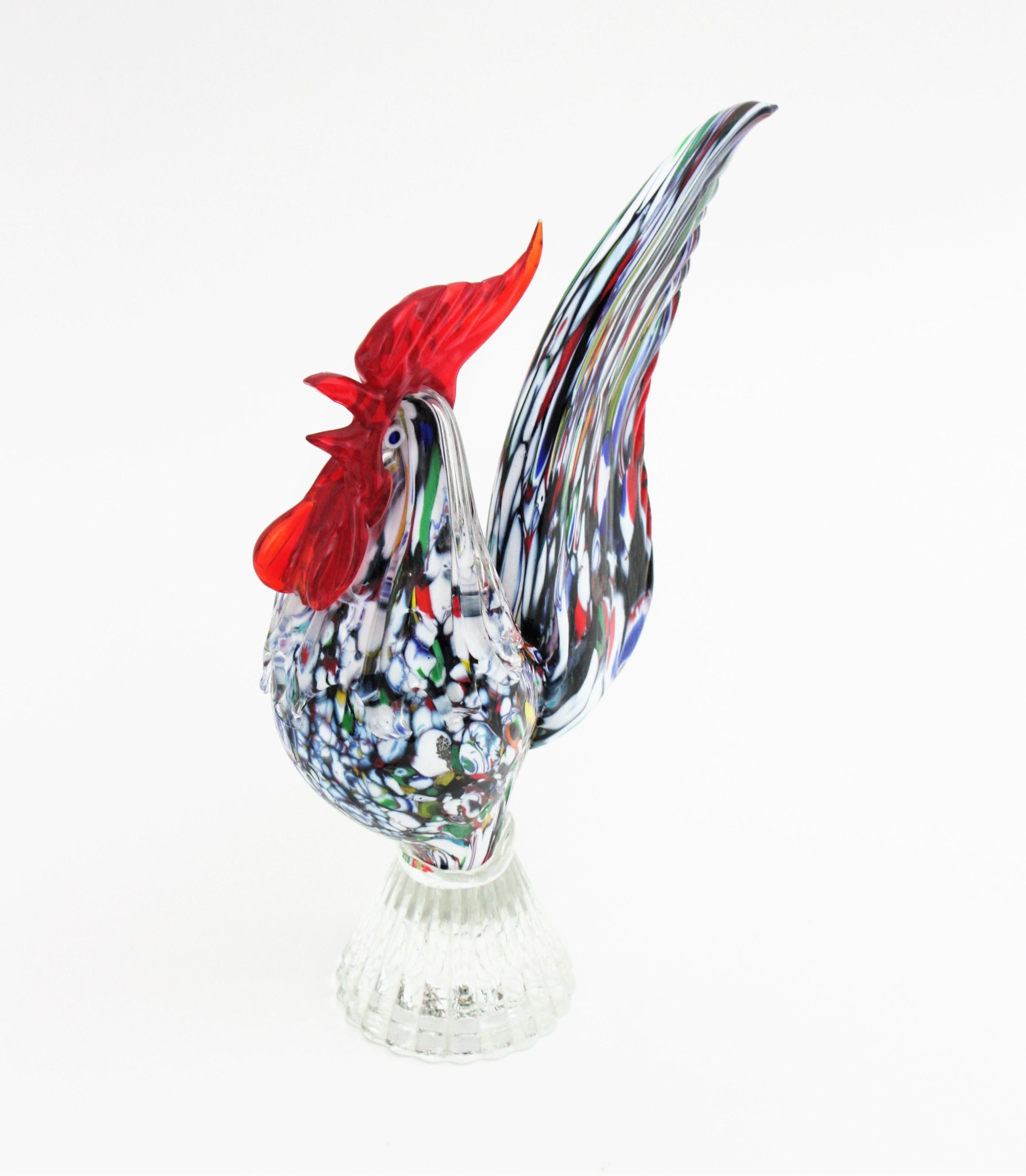 murano glass rooster