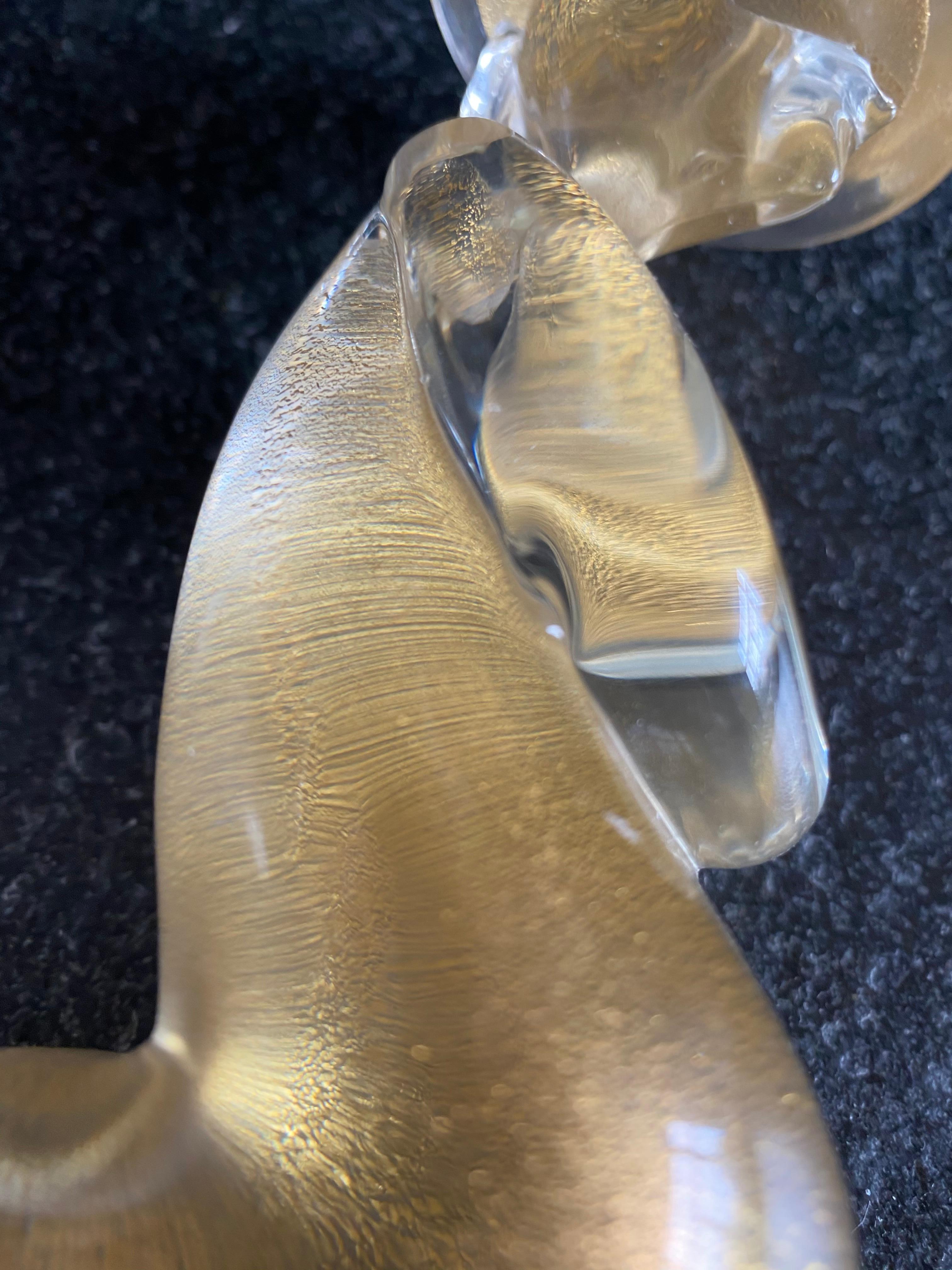 Toso Murano Ravishing Statuette in Murano Glass 