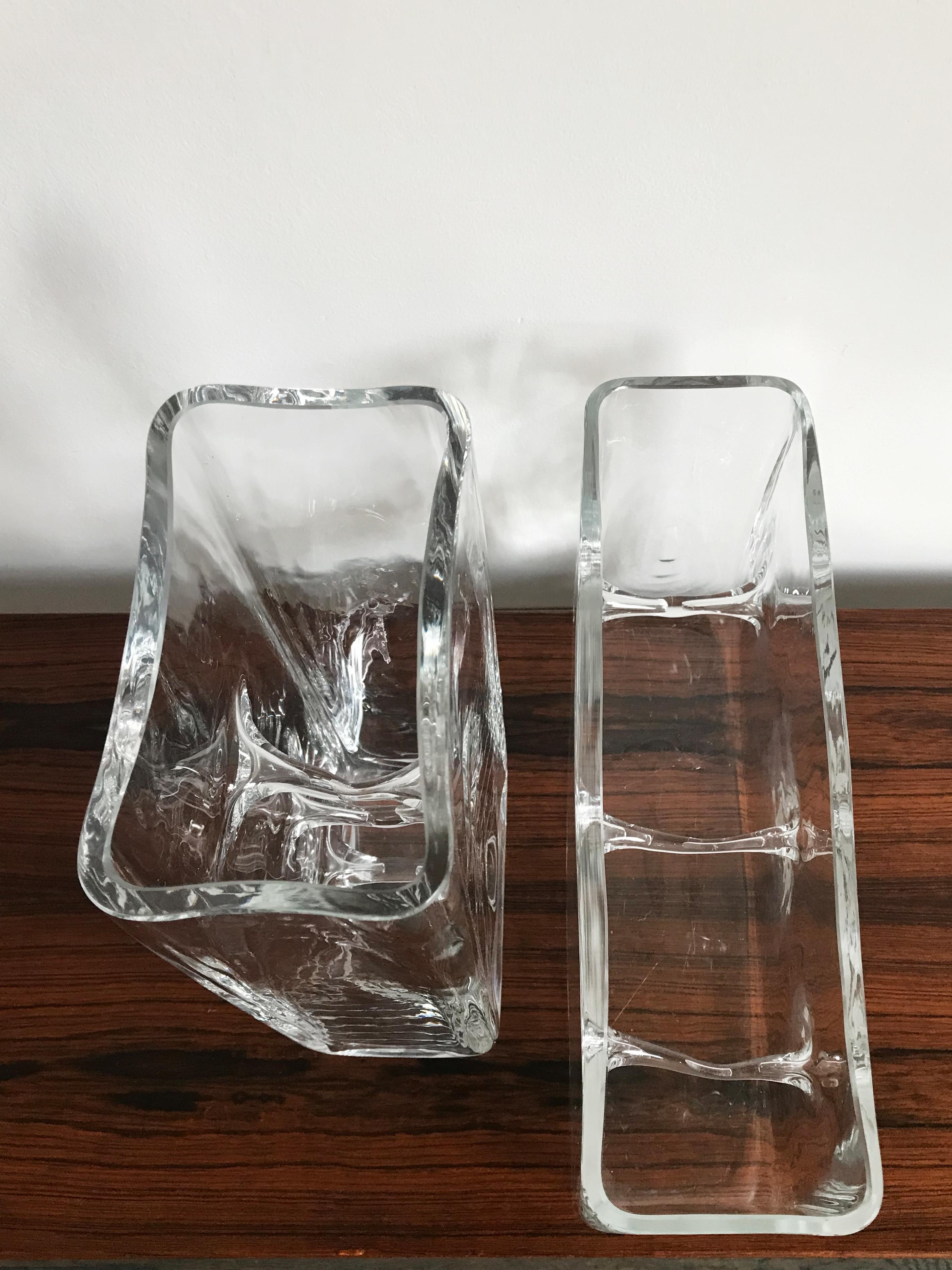 Mid-Century Modern Toso Renato Italian Murano Glass Vases 