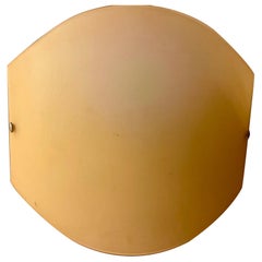 Illuminazione da parete Toso in vetro di Murano oro giallo, Italia 1990