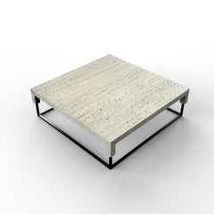 Tossa Italian Travertine Marble Coffee Table Made Measure Bespoke Luxury Marble