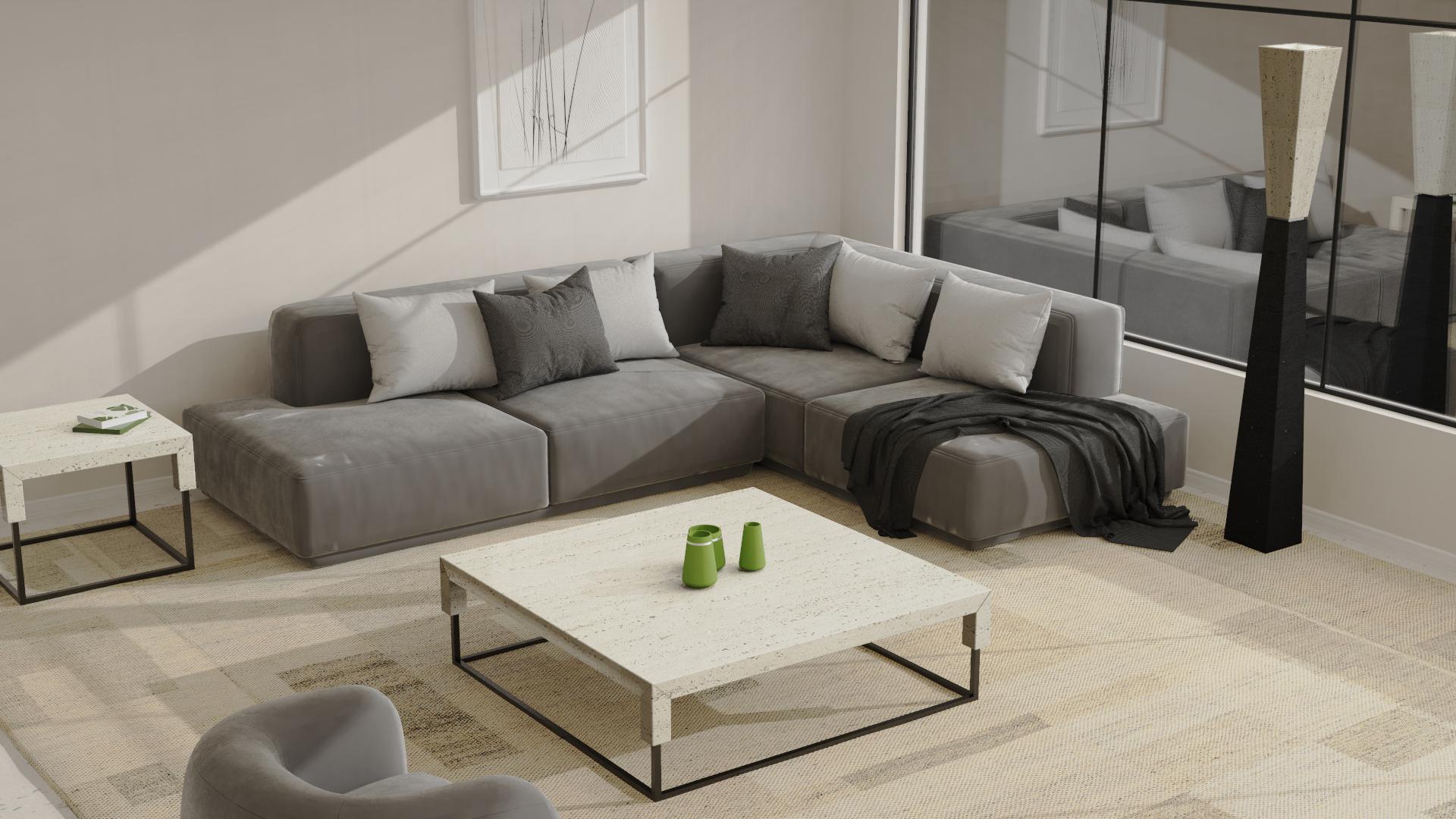 Tossa Italian Travertine Marble Coffee Table Made Measure Bespoke Luxury Marble For Sale 1