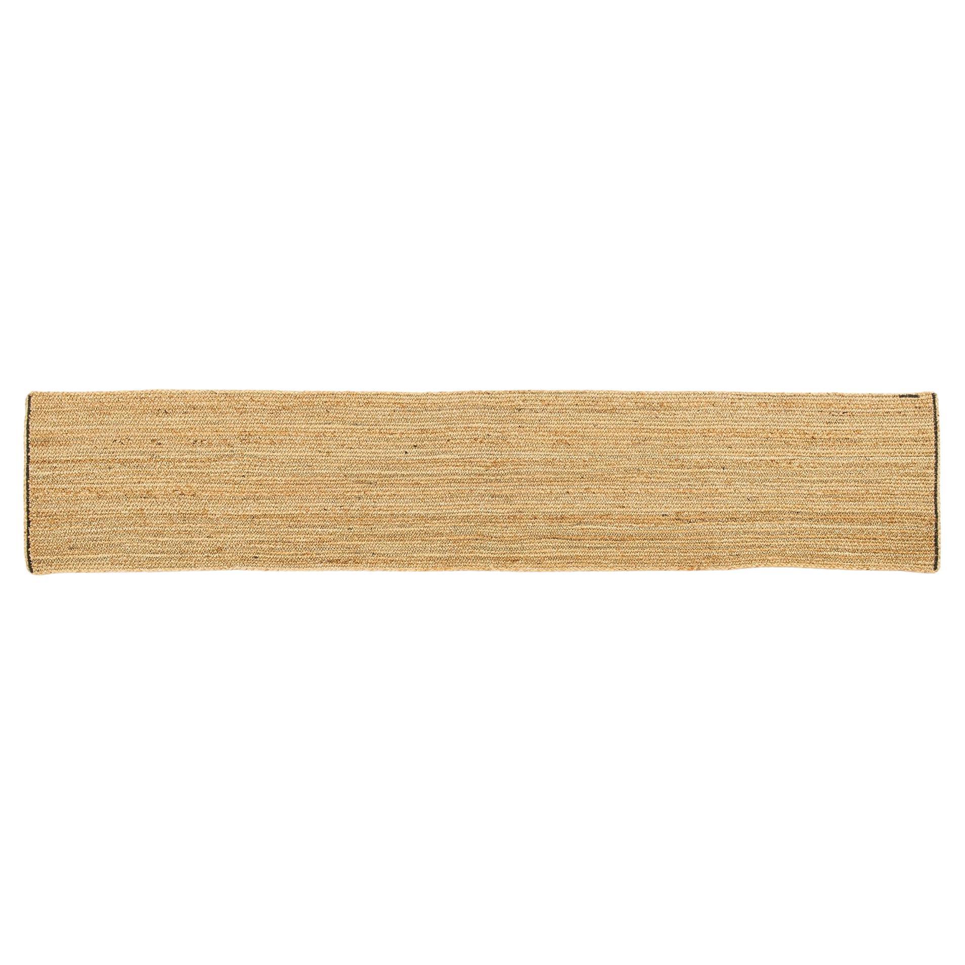 Tossa Jute Hand Braided Neutral Color Runner , Handmade By Artisans For Sale