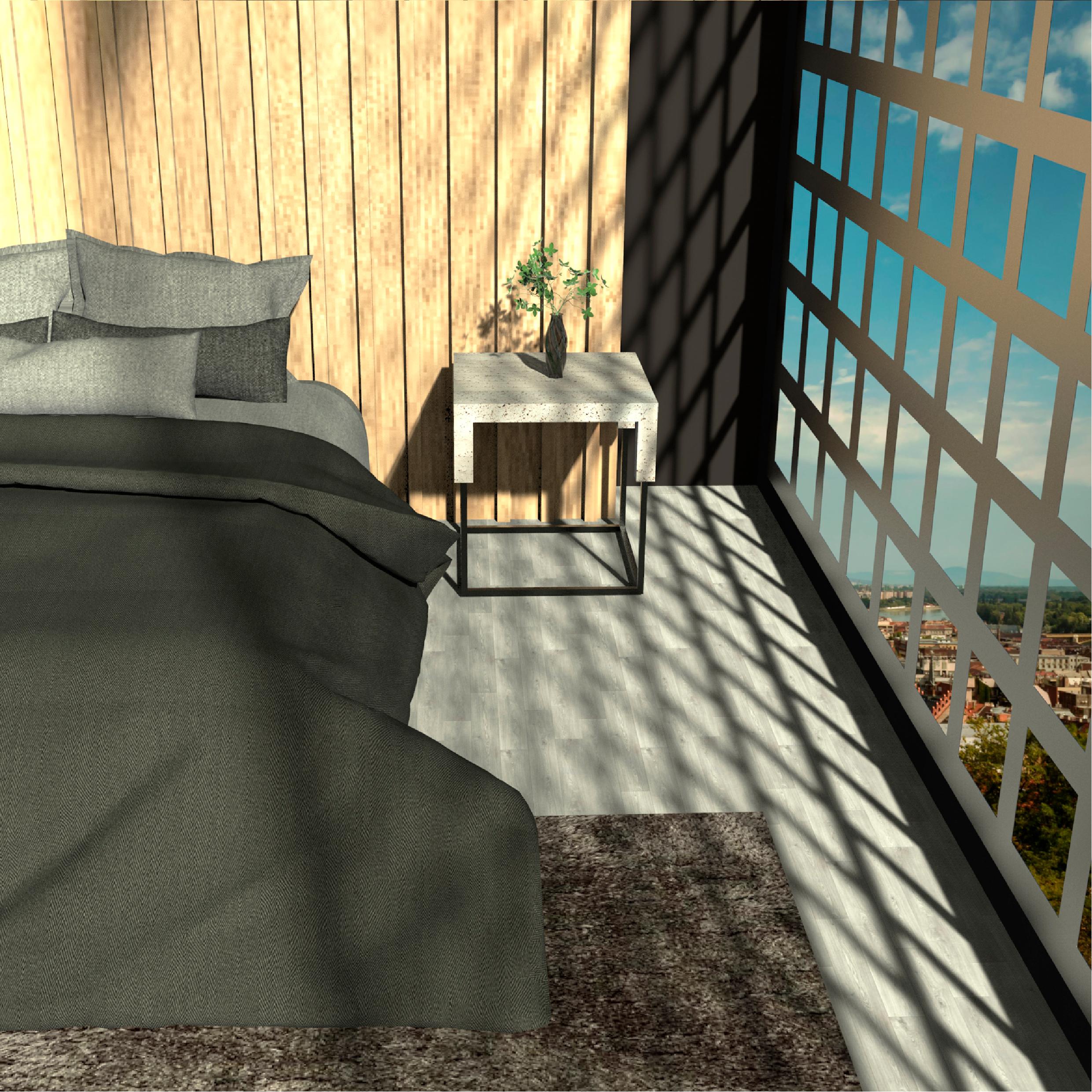 Tossa Marble Design Side Table Campaspero Limestone & Black Iron Bespoke Table en vente 3