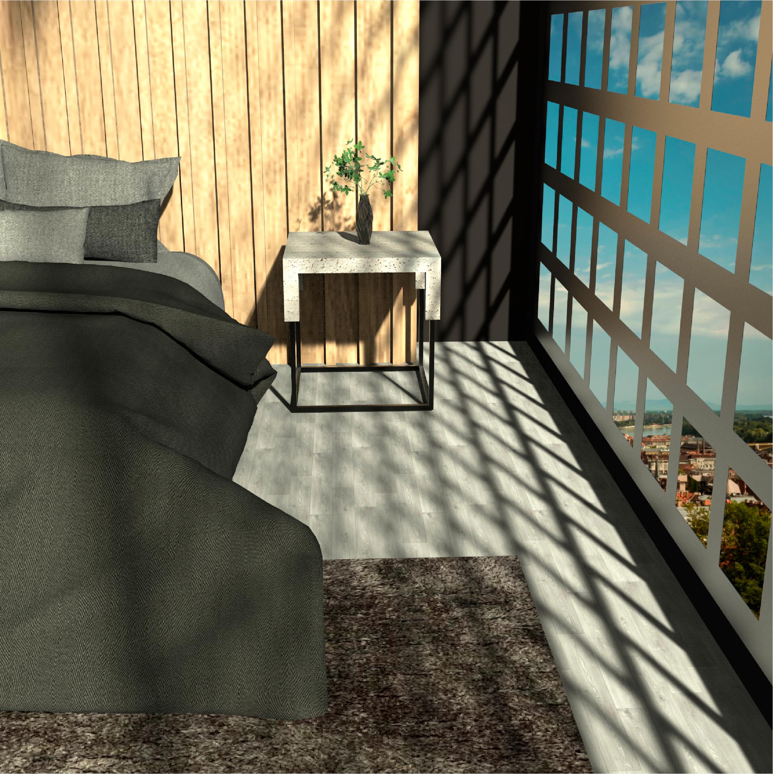 Espagnol Tossa Marble Design Side Table Campaspero Limestone & Black Iron Bespoke Table en vente