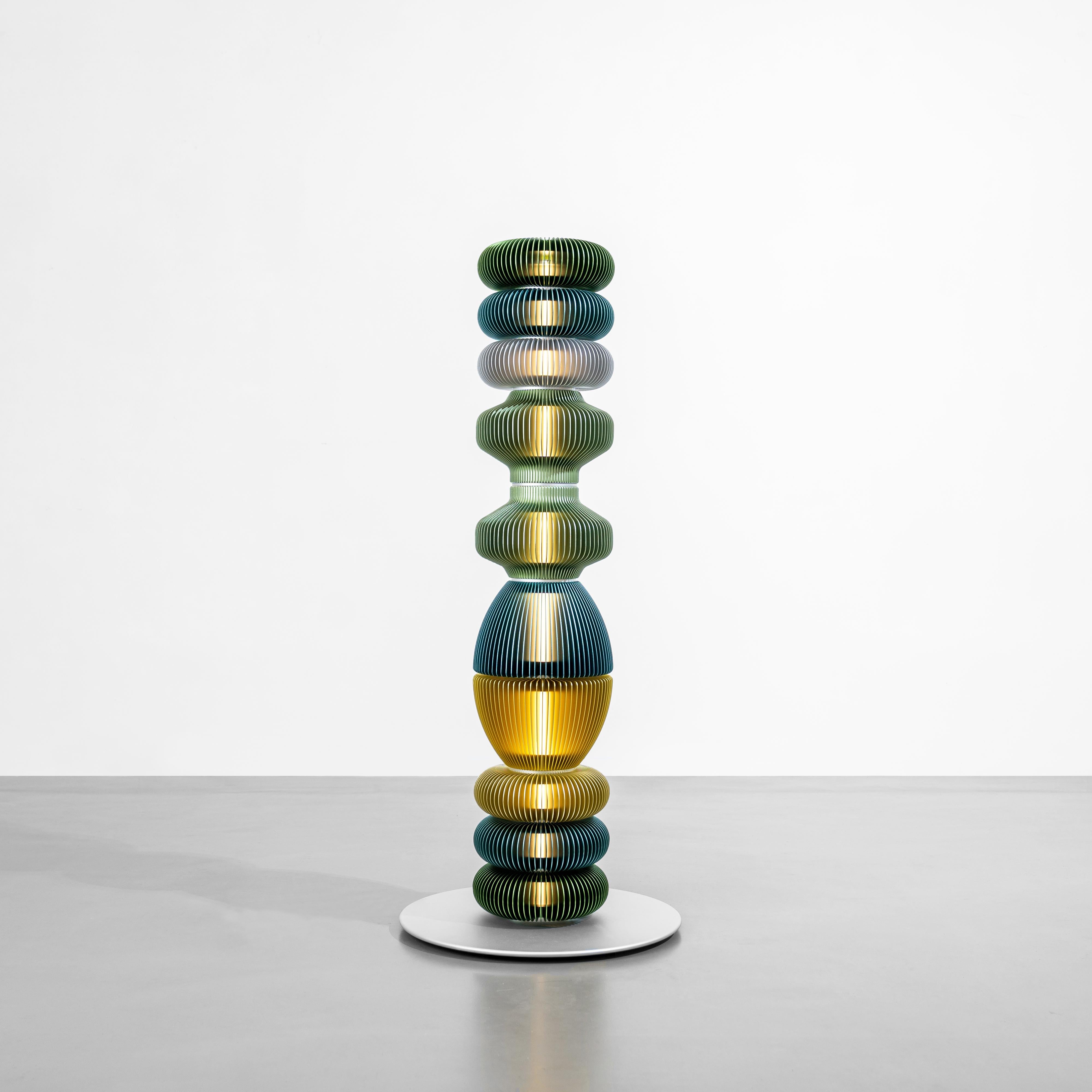 TOTEM-10 by Michael Young, Contemporary Design Floor Lamp For Sale 9