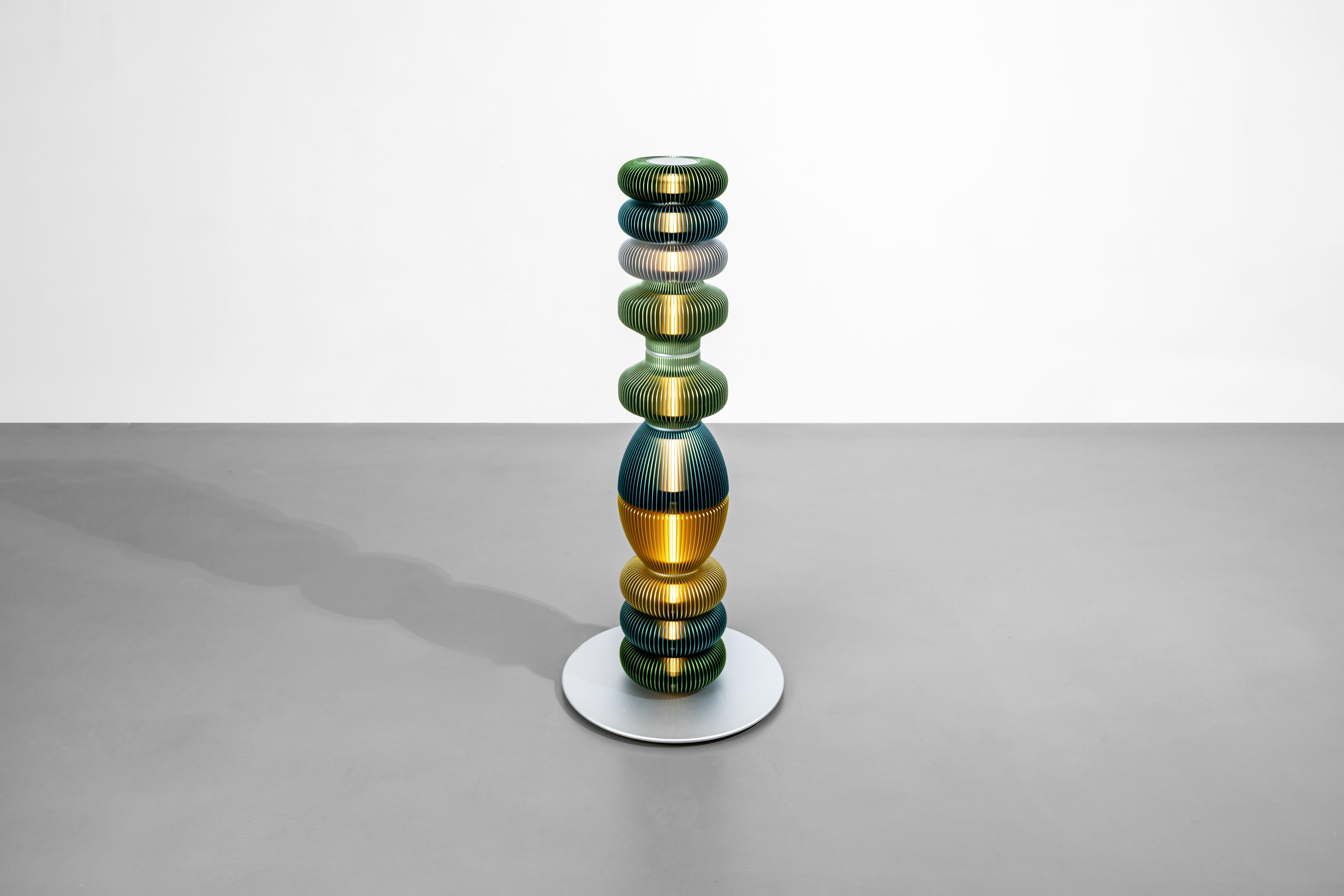 TOTEM-10 by Michael Young, Contemporary Design Floor Lamp For Sale 1