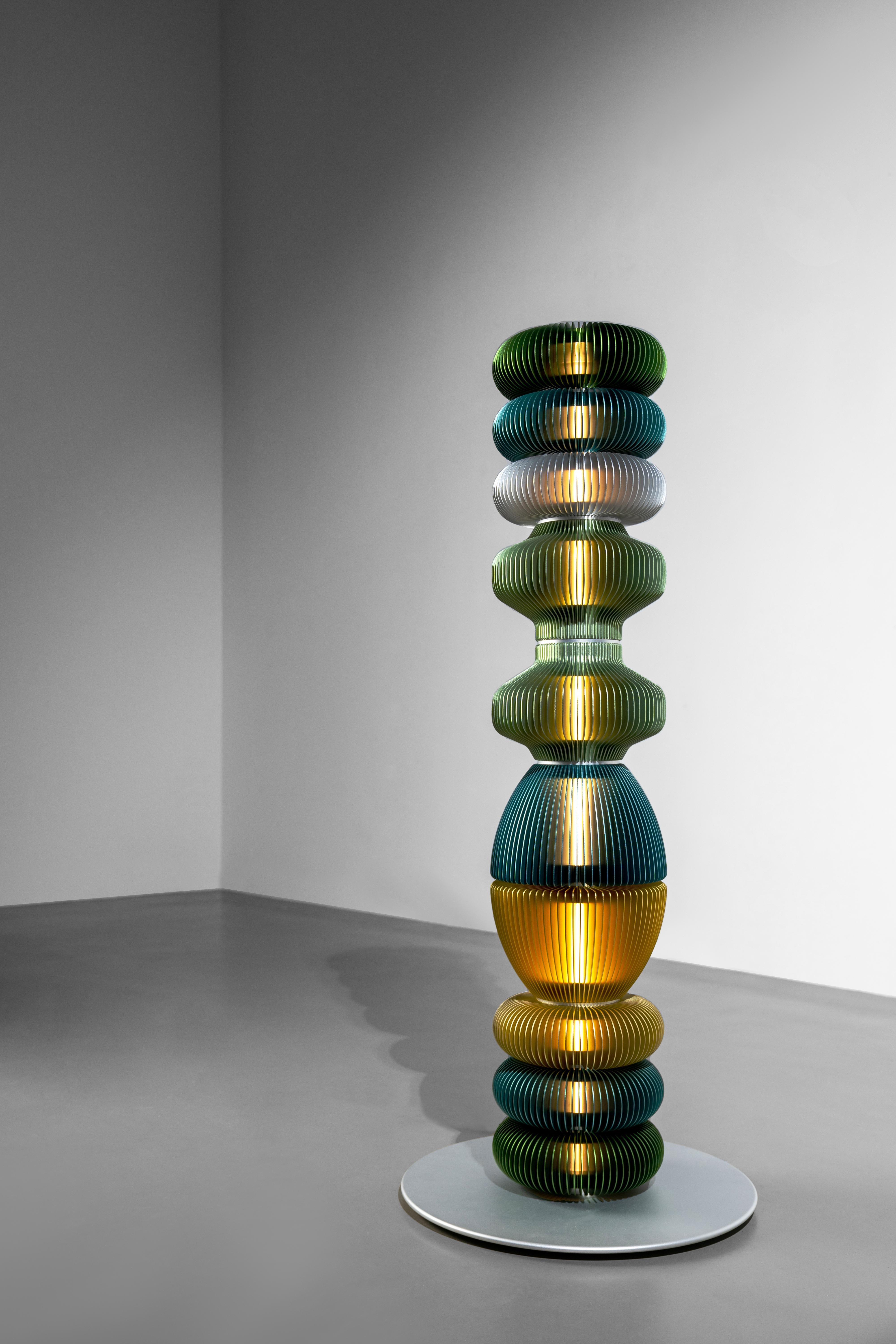 TOTEM-10 by Michael Young, Contemporary Design Floor Lamp For Sale 2