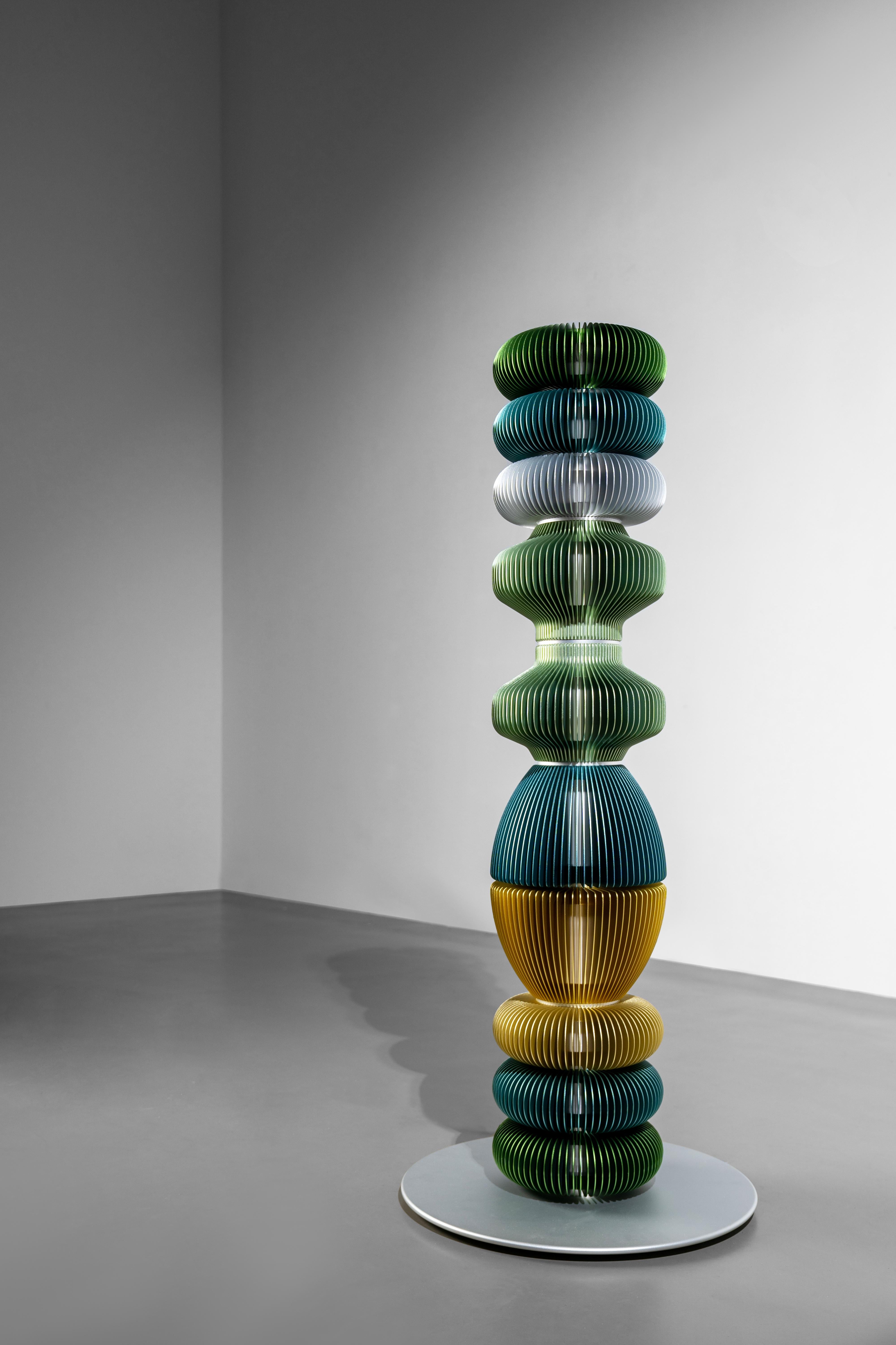 TOTEM-10 by Michael Young, Contemporary Design Floor Lamp For Sale 3