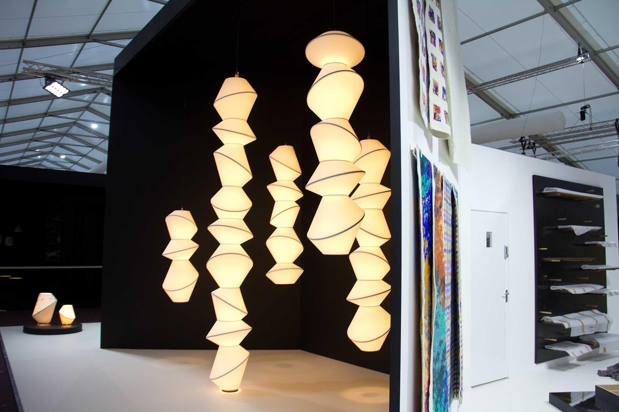 TOTEM 2 Pieces Ceiling Lamp by Merel Karhof & Marc Trotereau For Sale 4