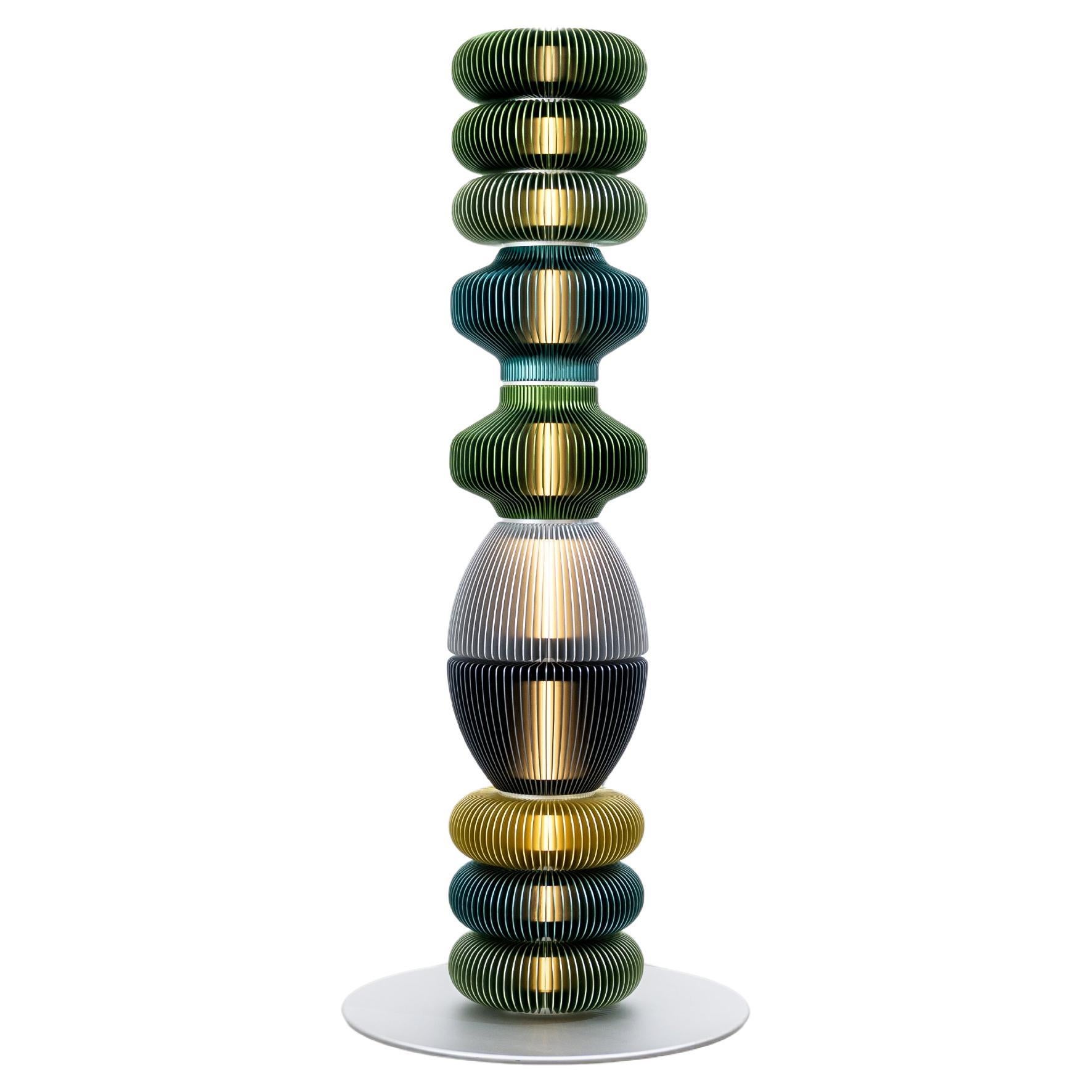 TOTEM-8 by Michael Young, Contemporary Design Floor Lamp